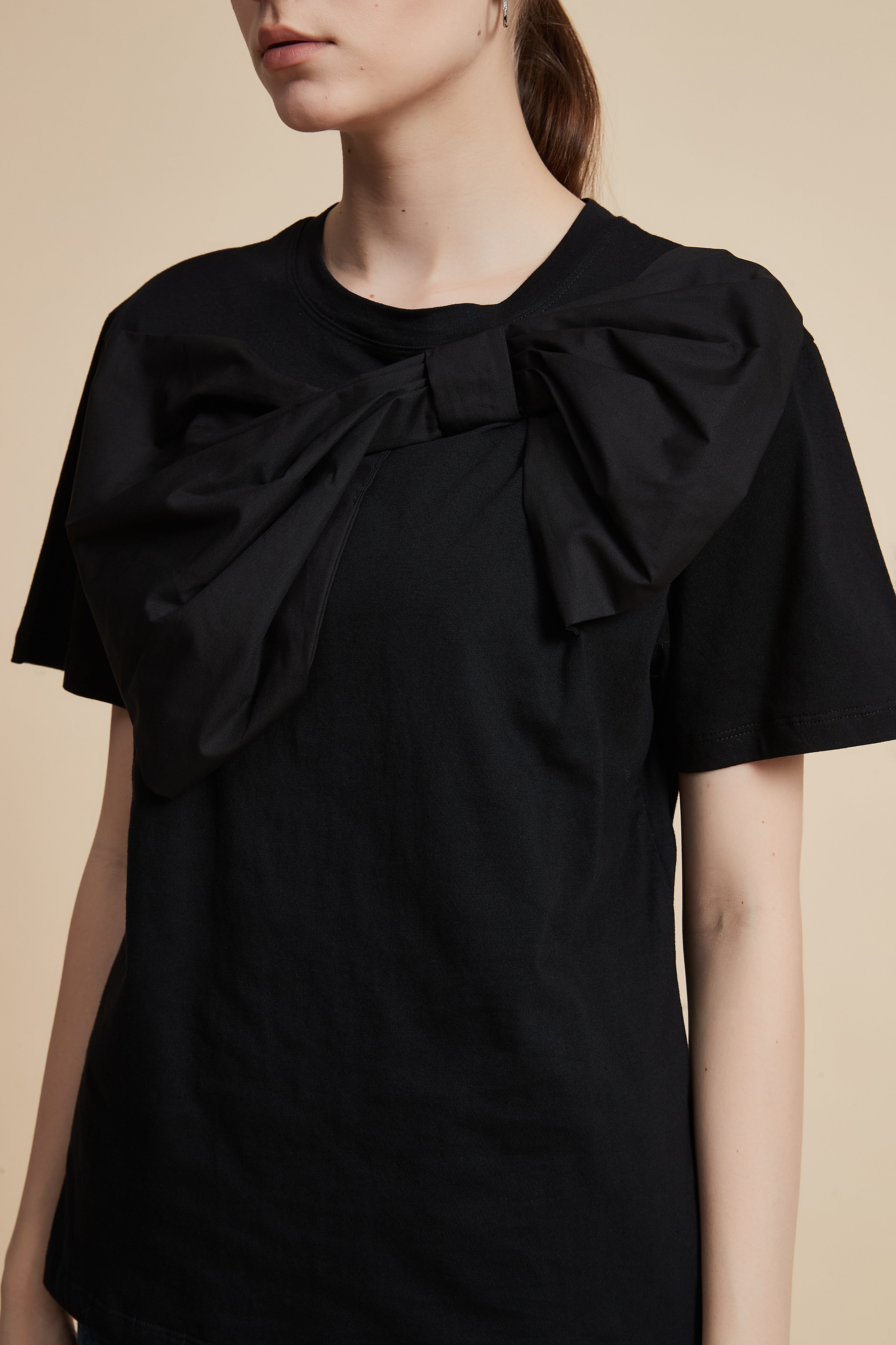 Solid Half Sleeve Blouse