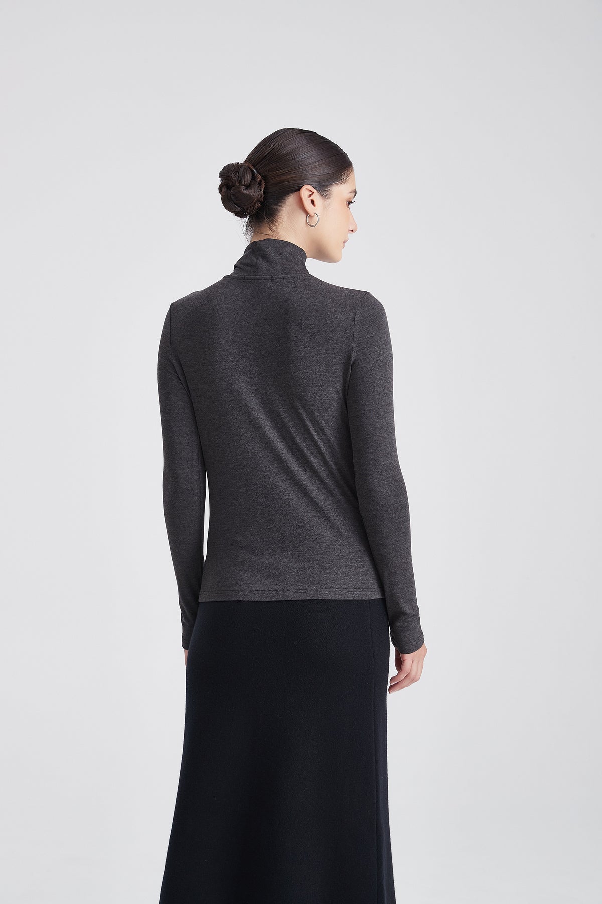 Plain Long-Sleeve Top