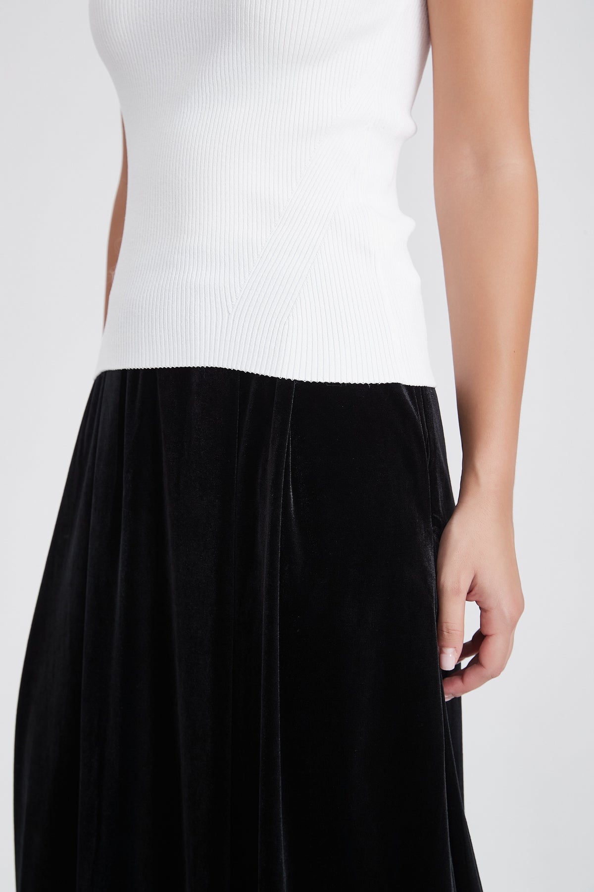 Ribbed Sleeveless Tank Top