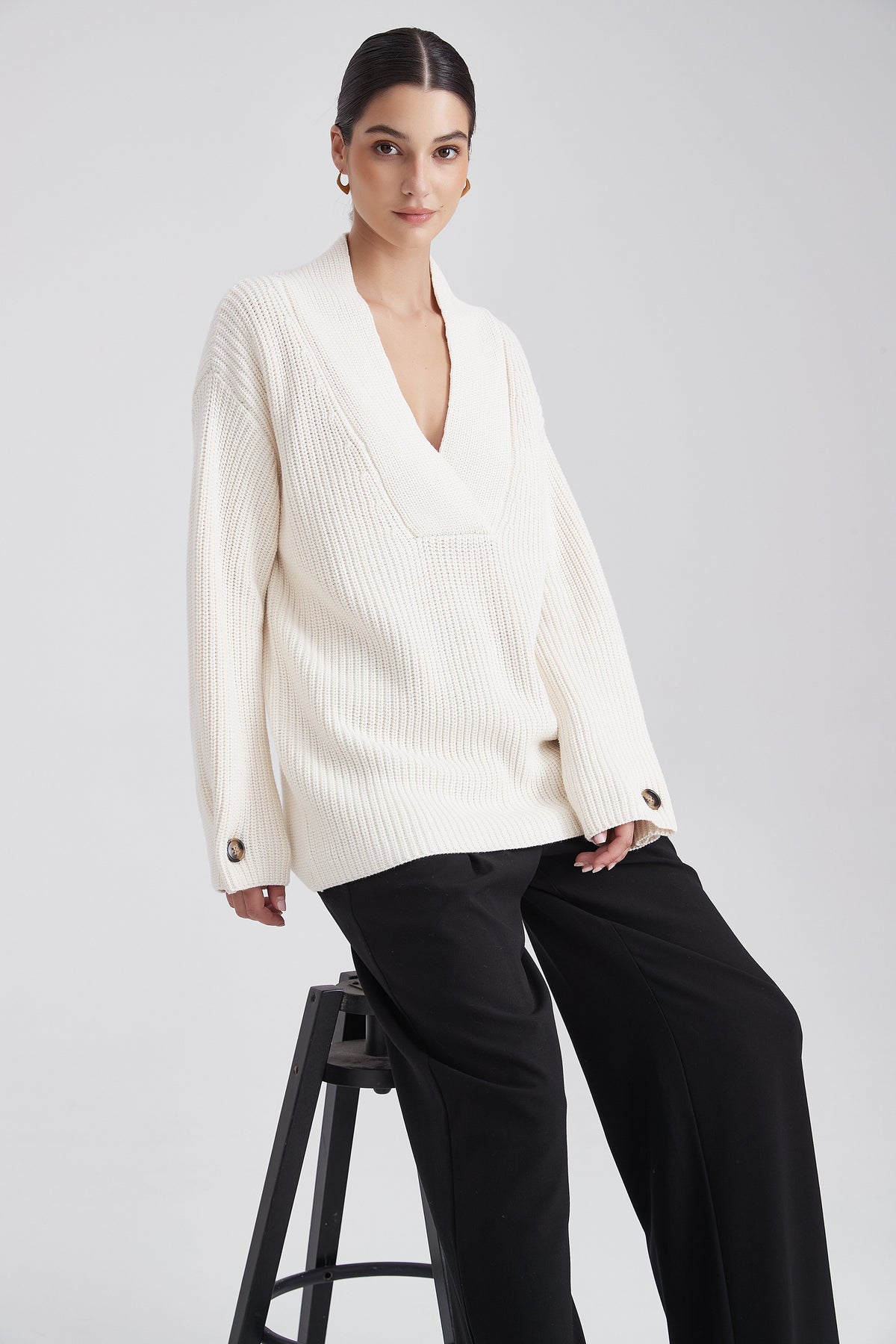 Ribbed Winter Long-Sleeve Top