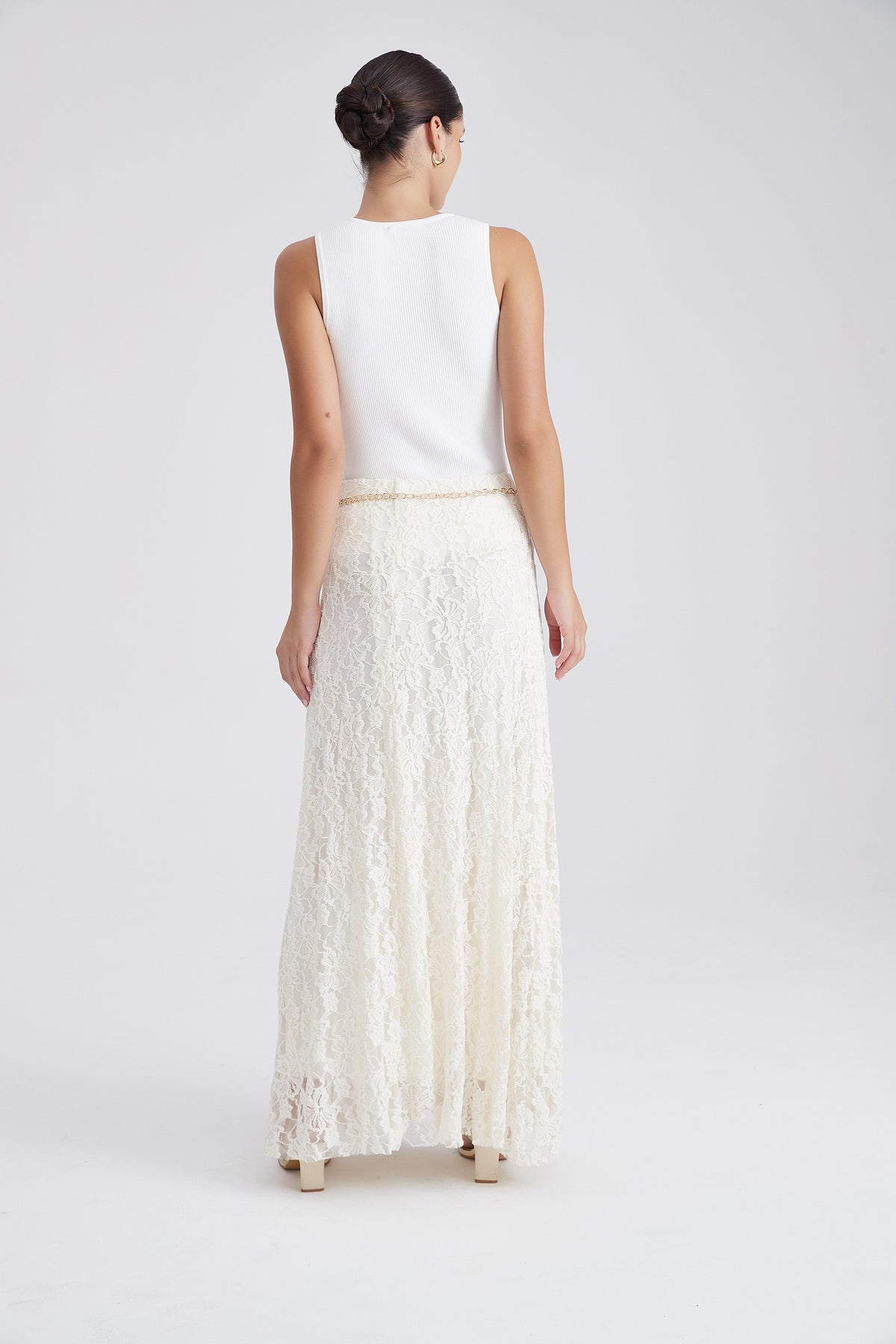 Long Lace Skirt
