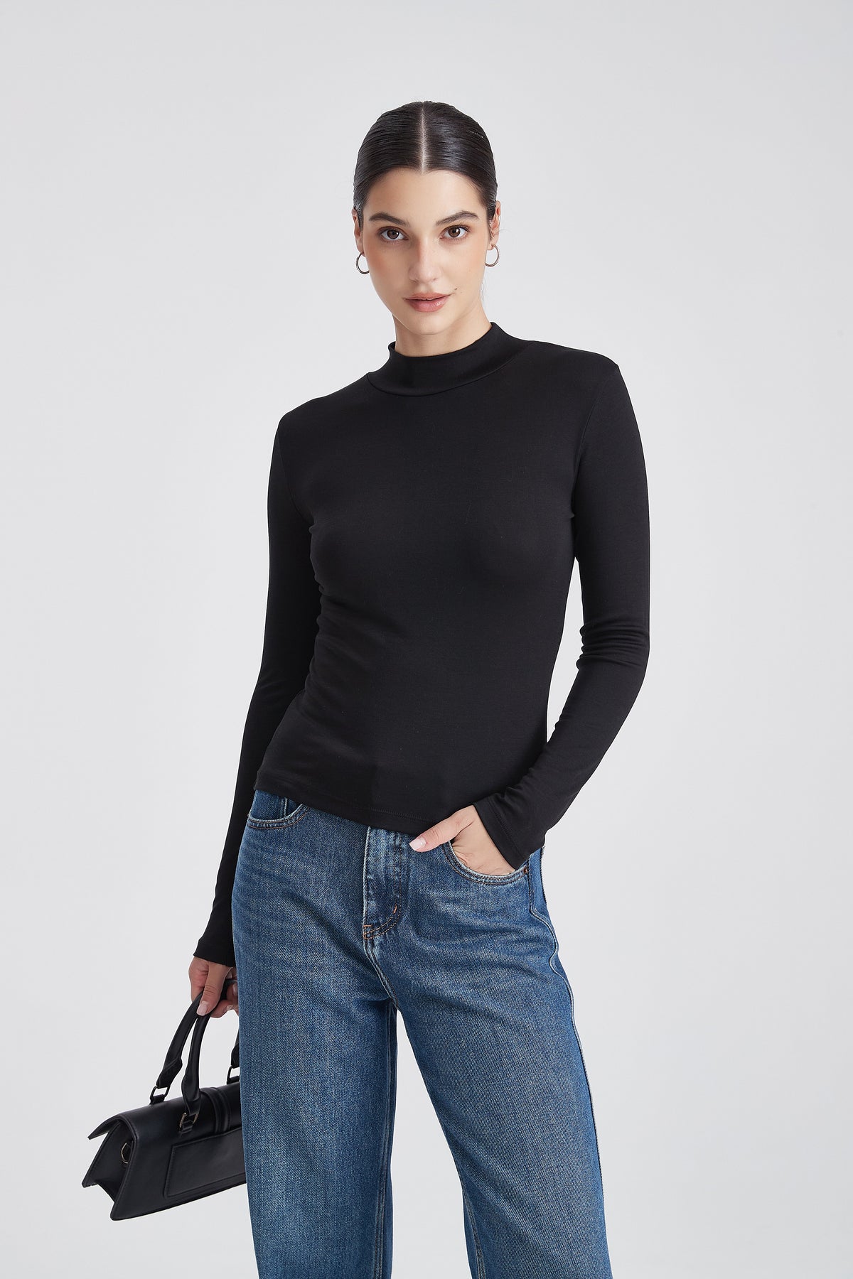 Plain Long Sleeve Top