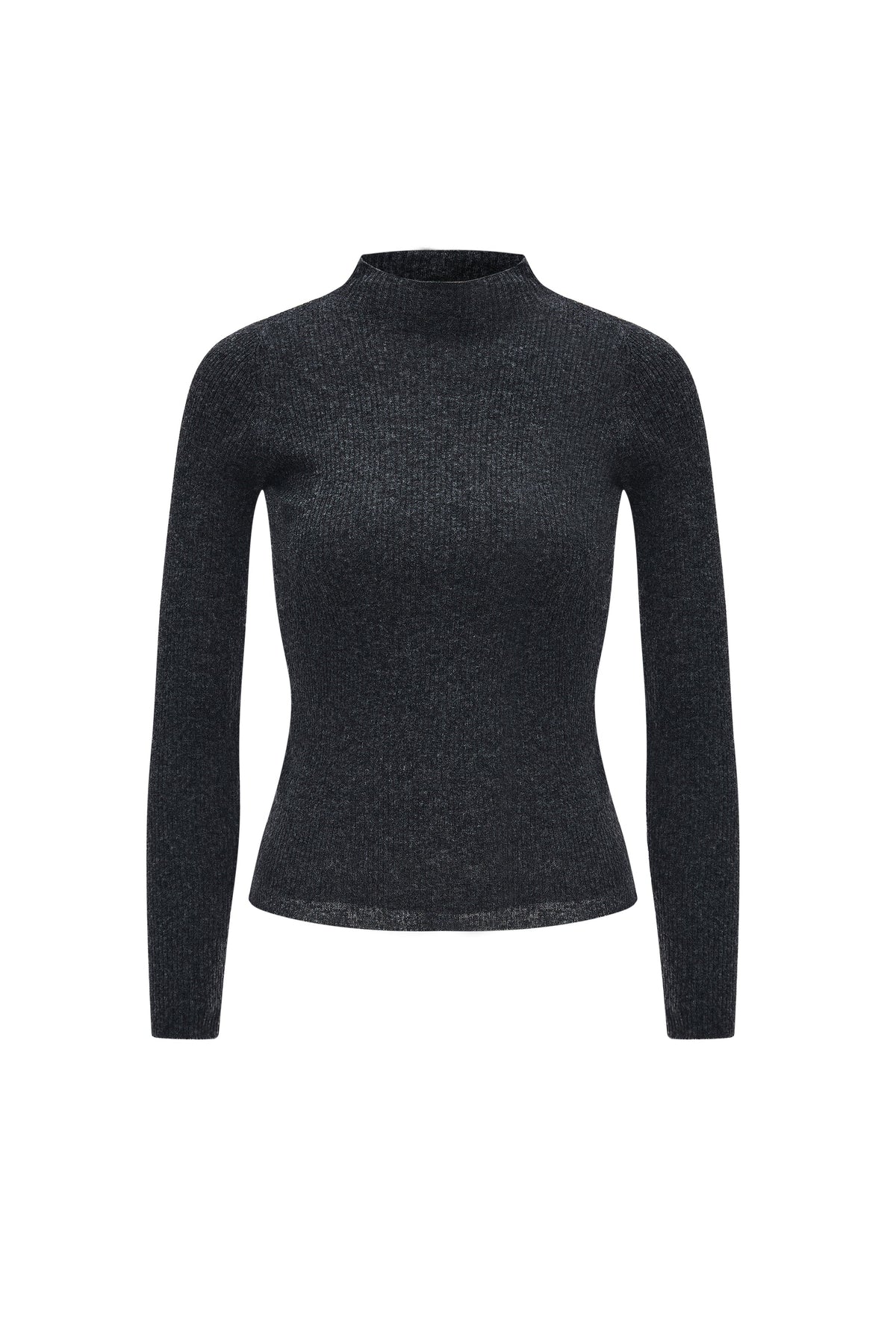 Winter High-Neck Top with Long Sleeves