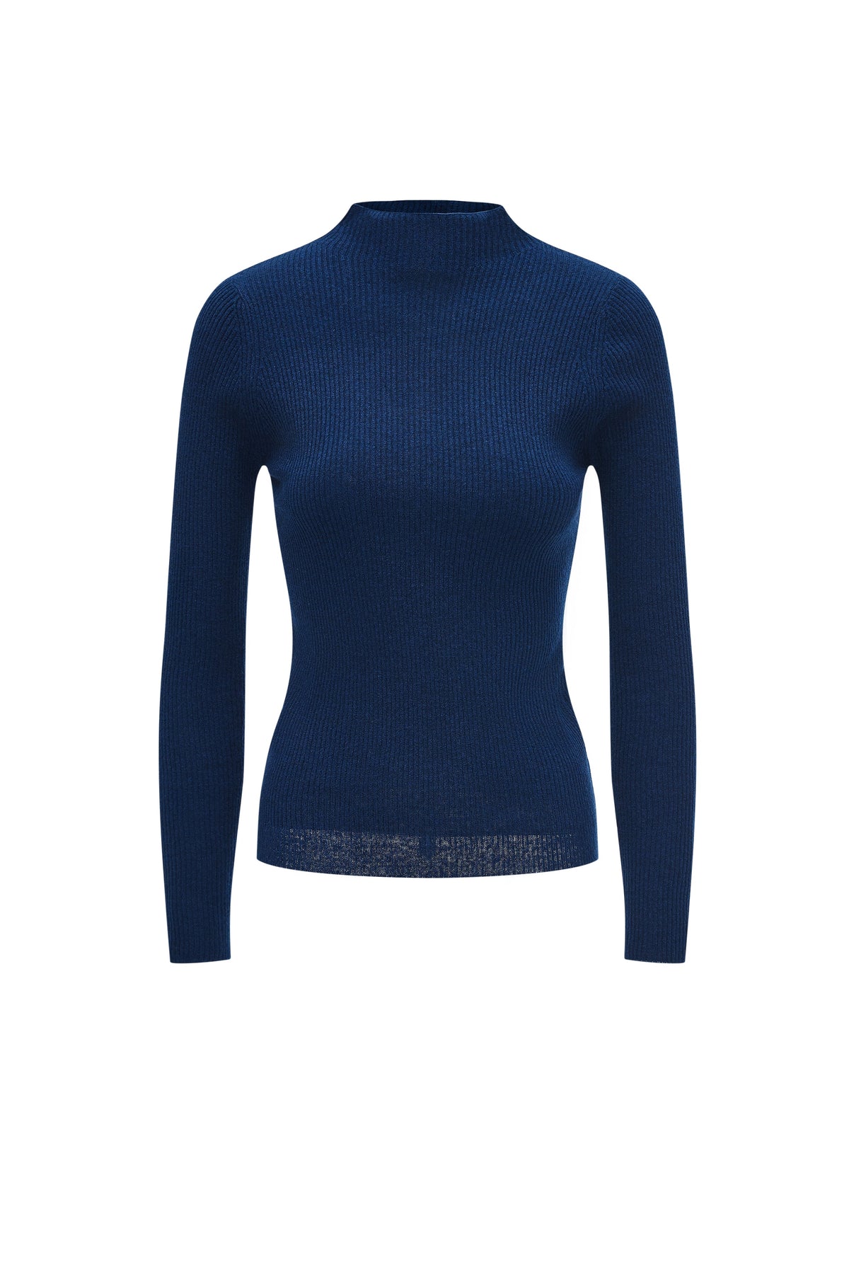 Winter High-Neck Top with Long Sleeves