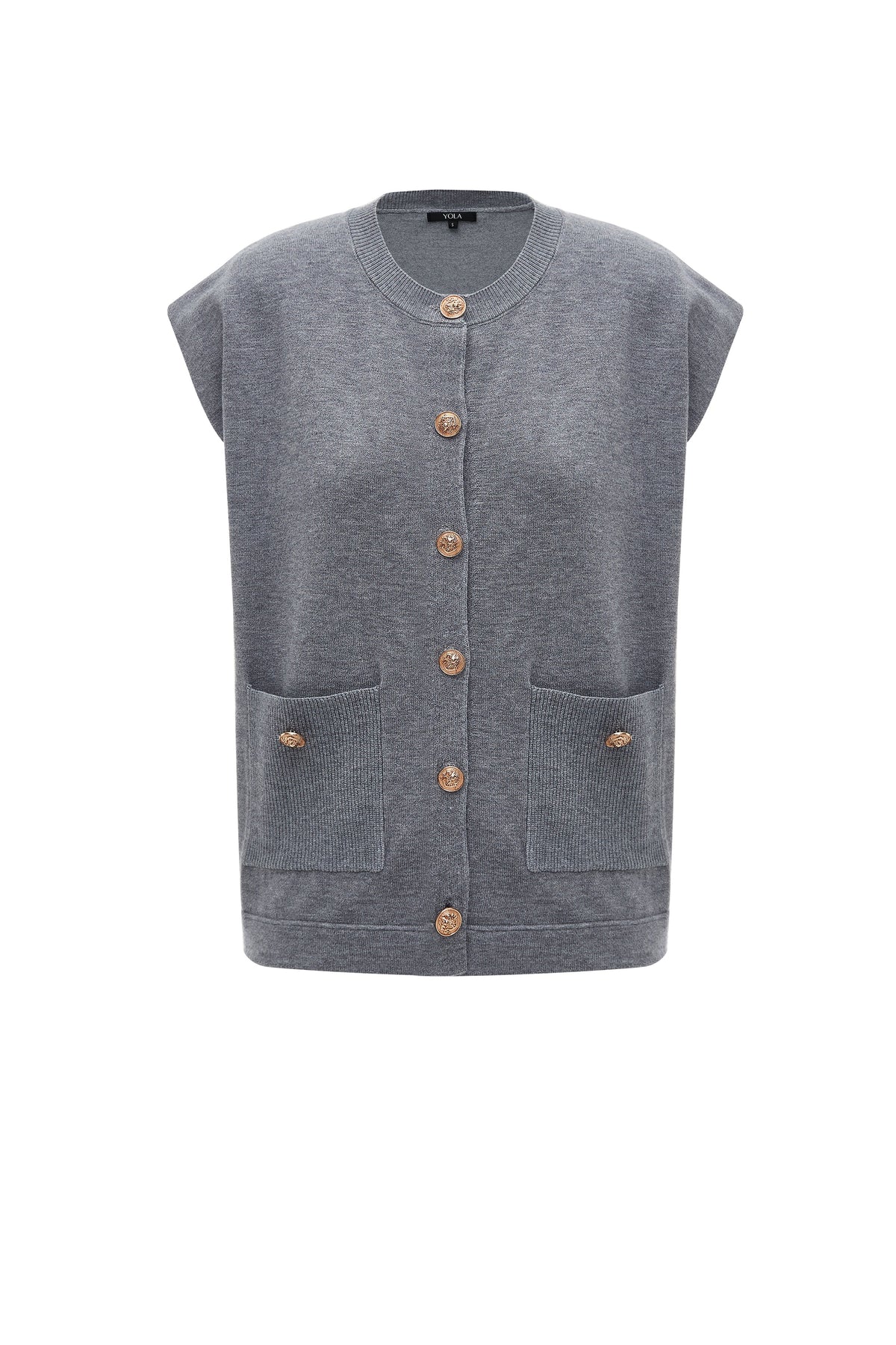 Short-Sleeve Top with Front Pockets