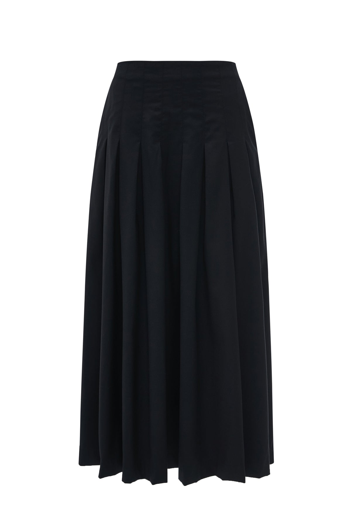 Pleated Midi Skirt