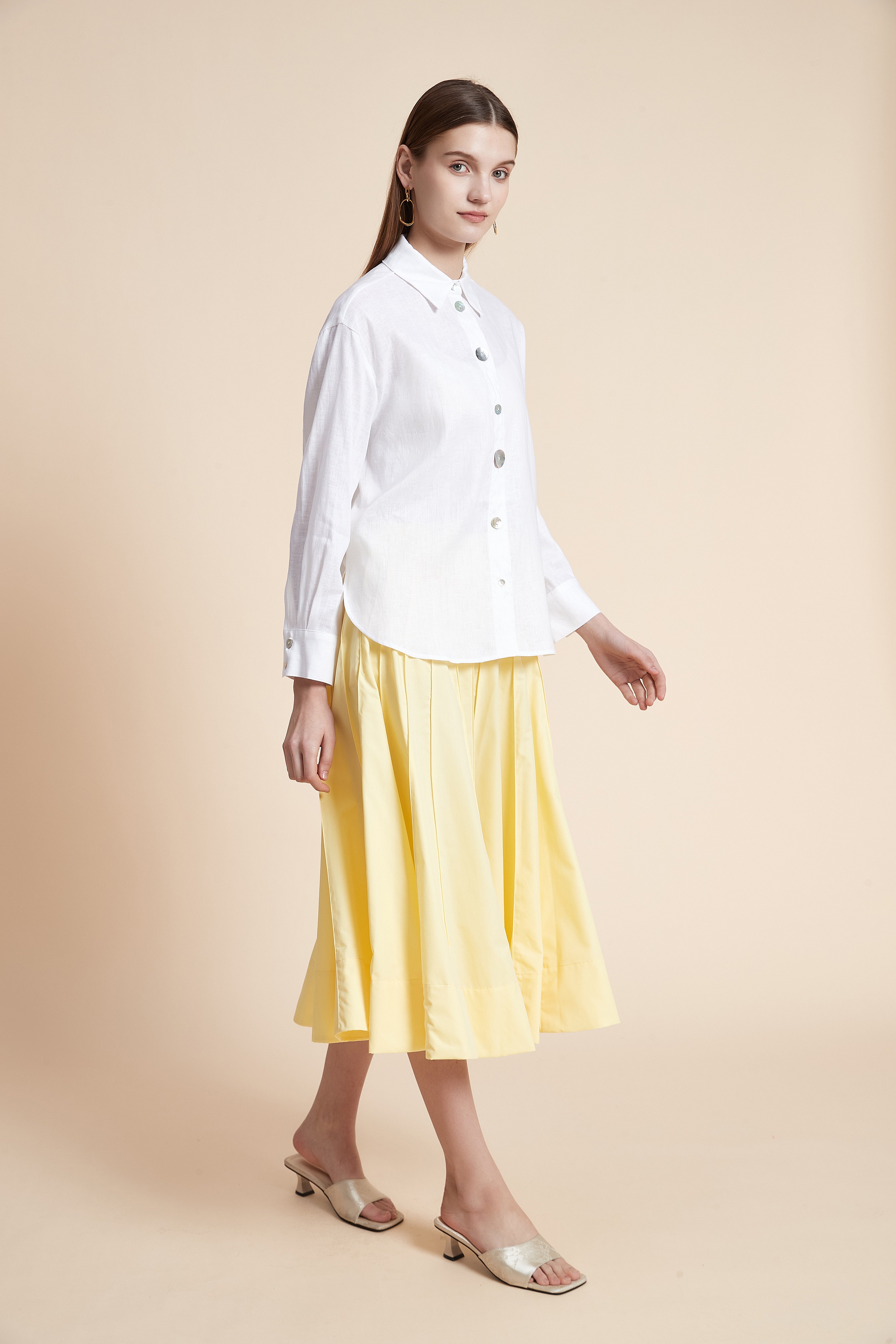 تنورة ميدي سادة