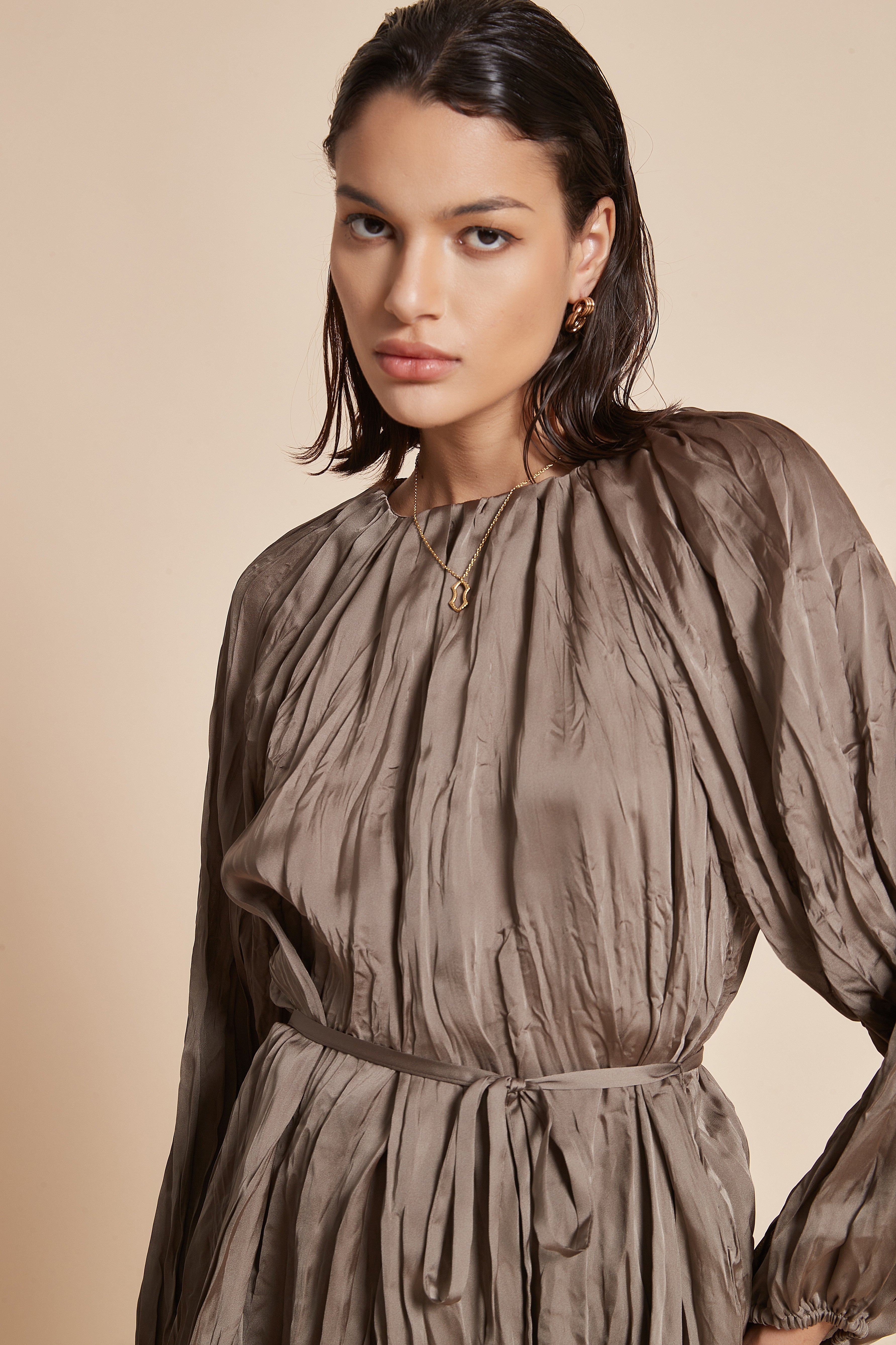 Long Blouse with Long Sleeves
