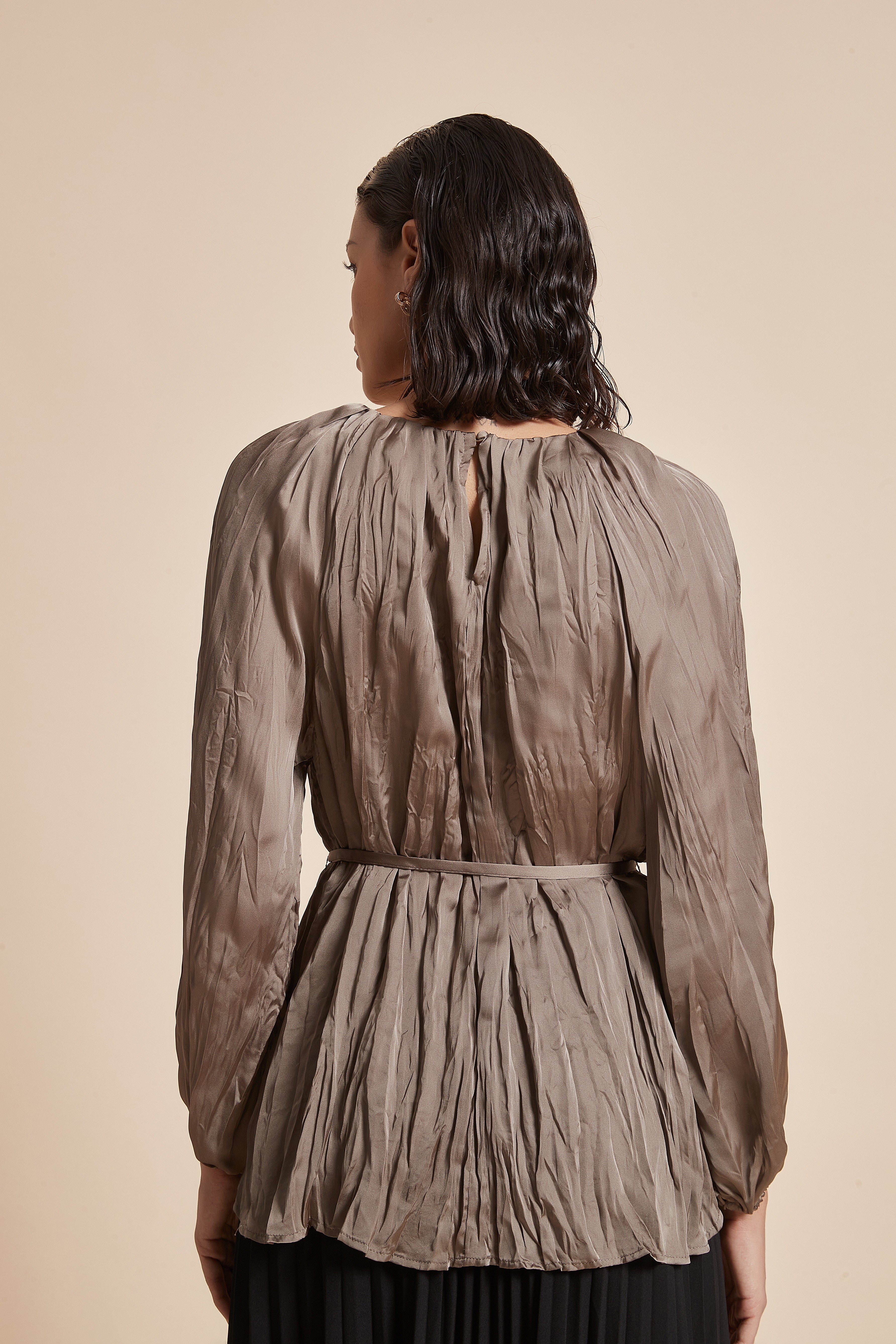 Long Blouse with Long Sleeves