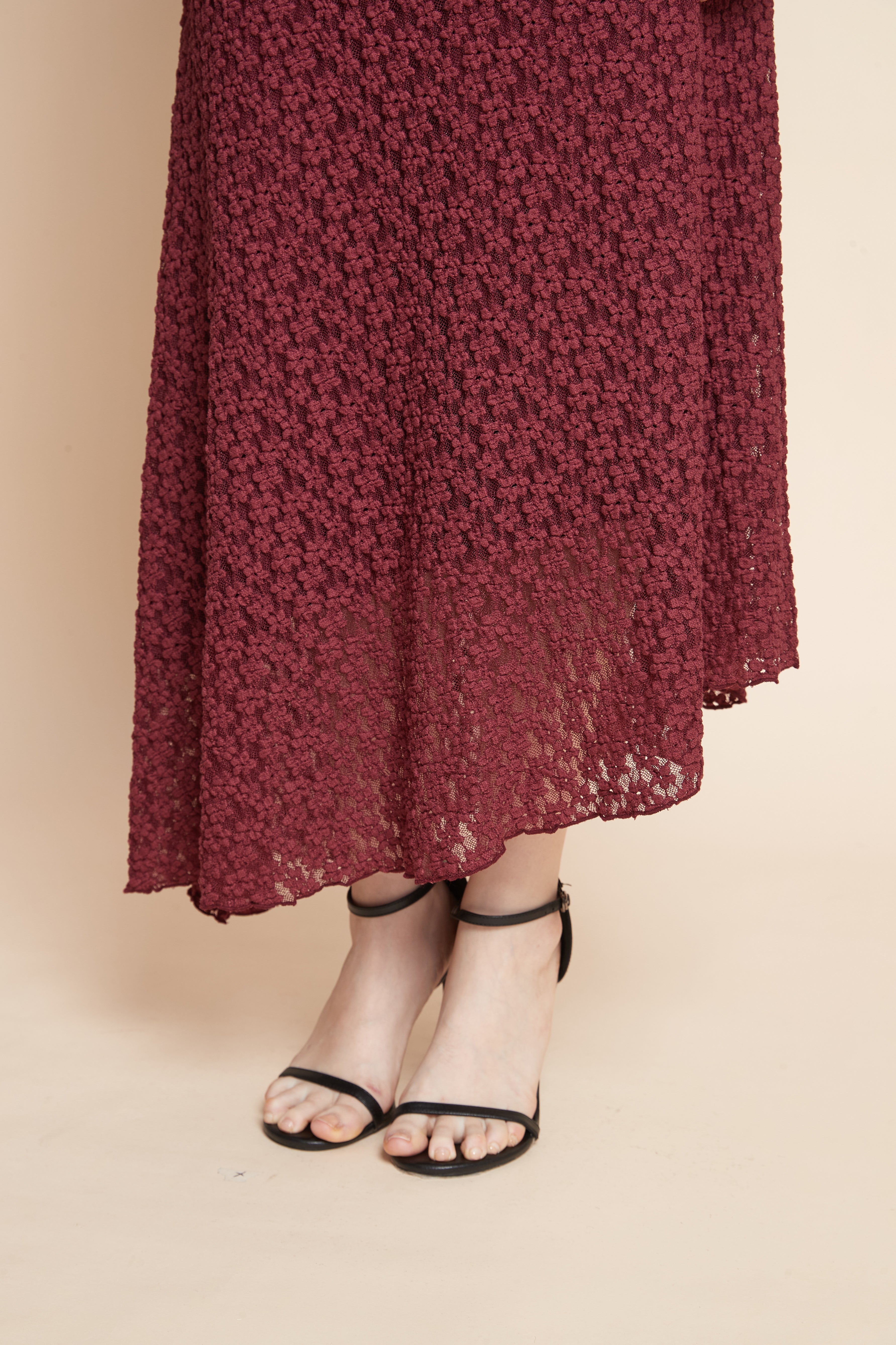 Long Sleeve V-Neck Dress