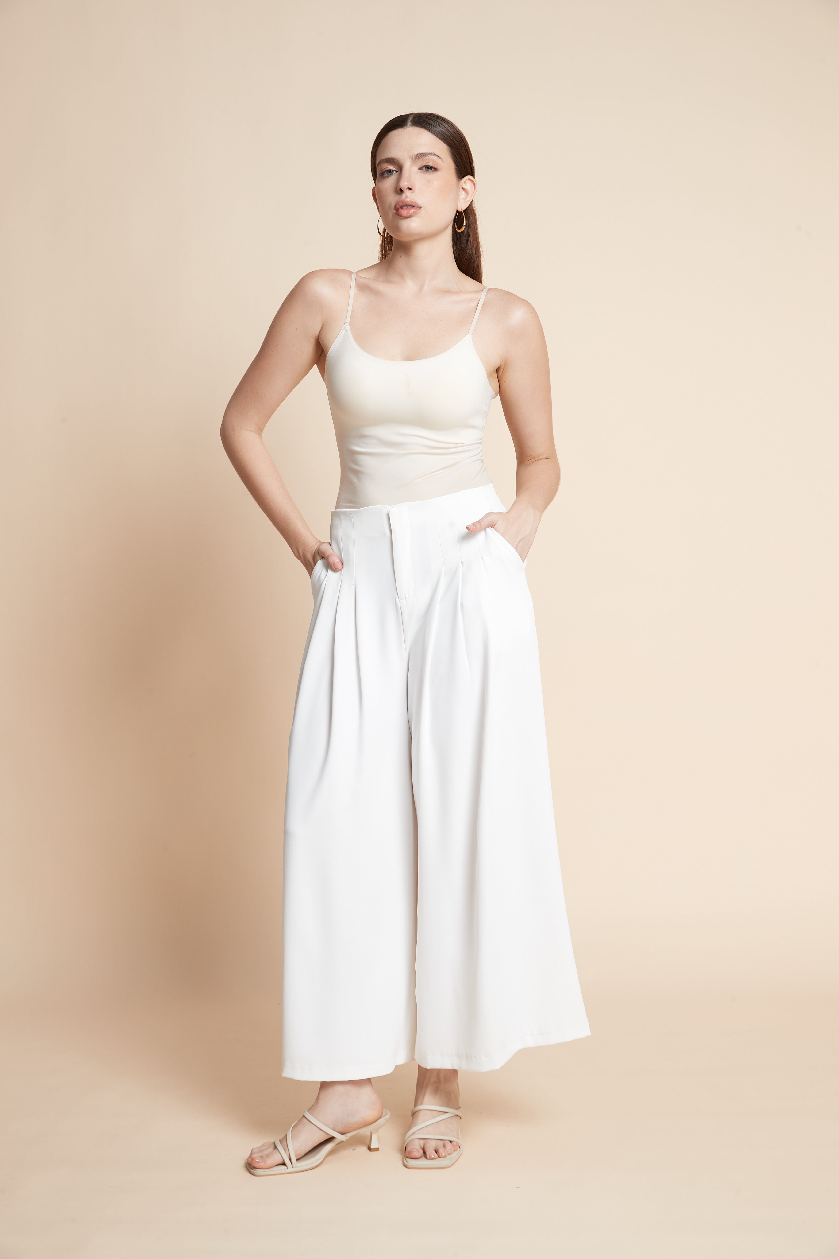 Plain Long Skort