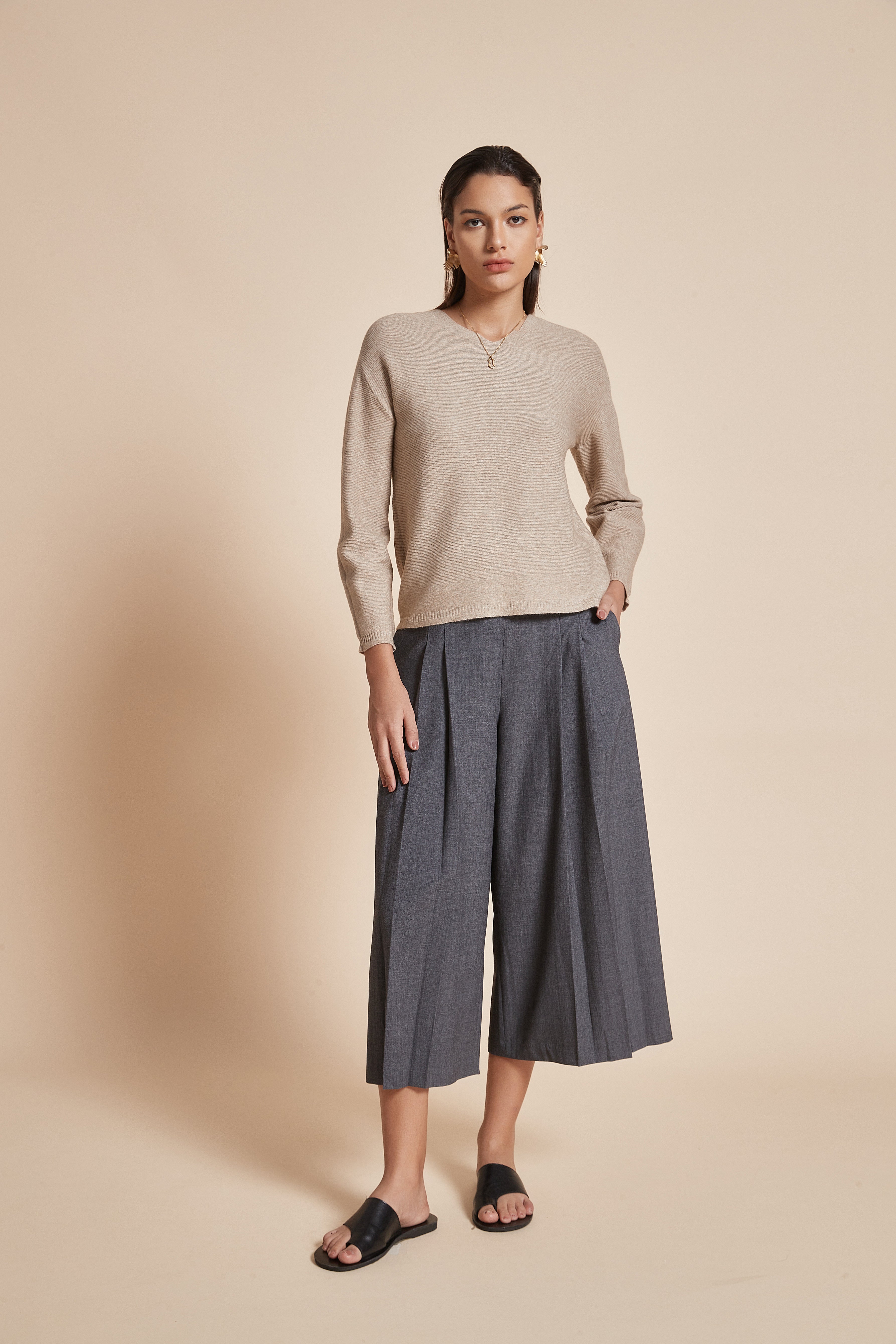 Yola Wide Midi Pants