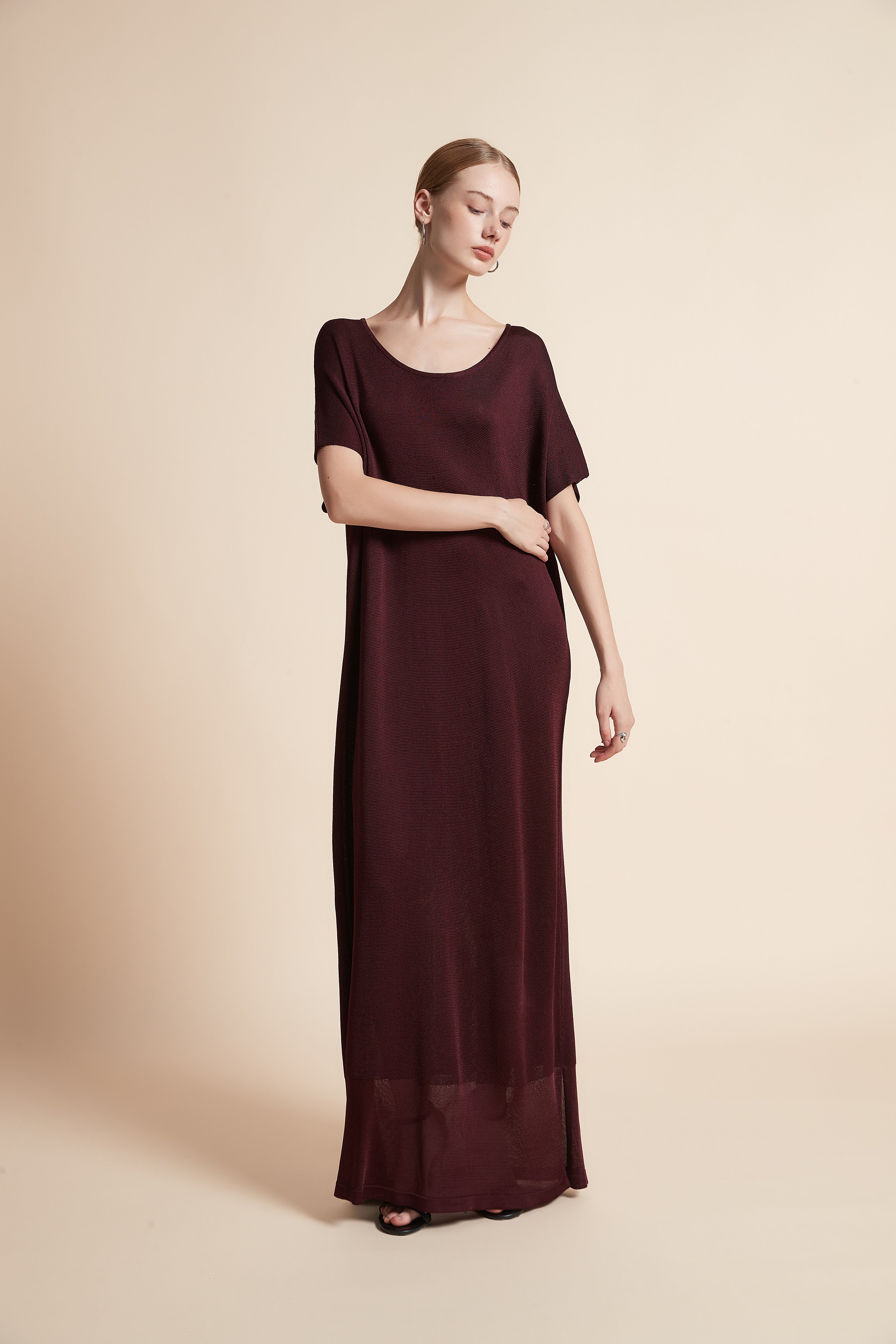 Maxi Short-Sleeve Dress