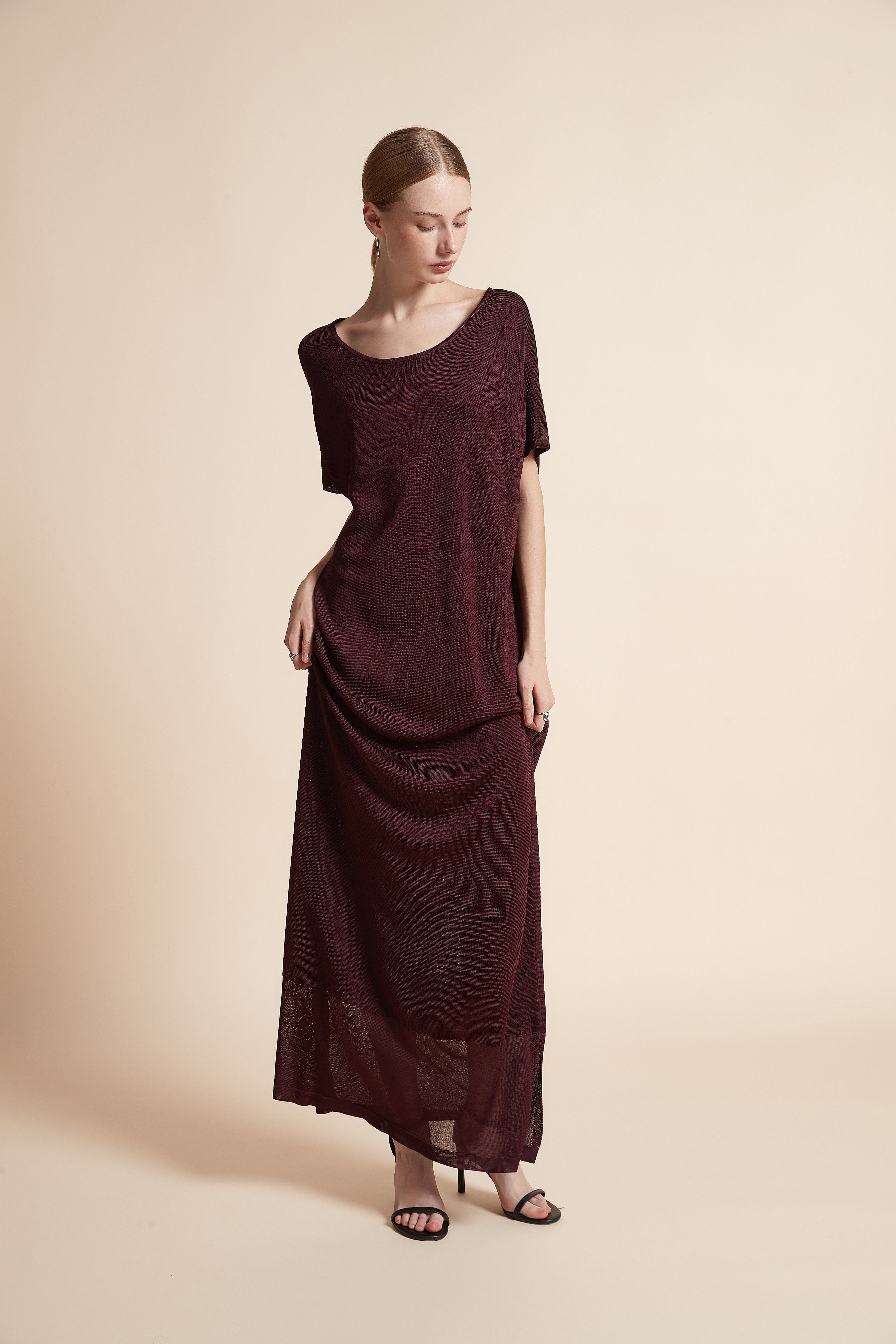 Maxi Short-Sleeve Dress