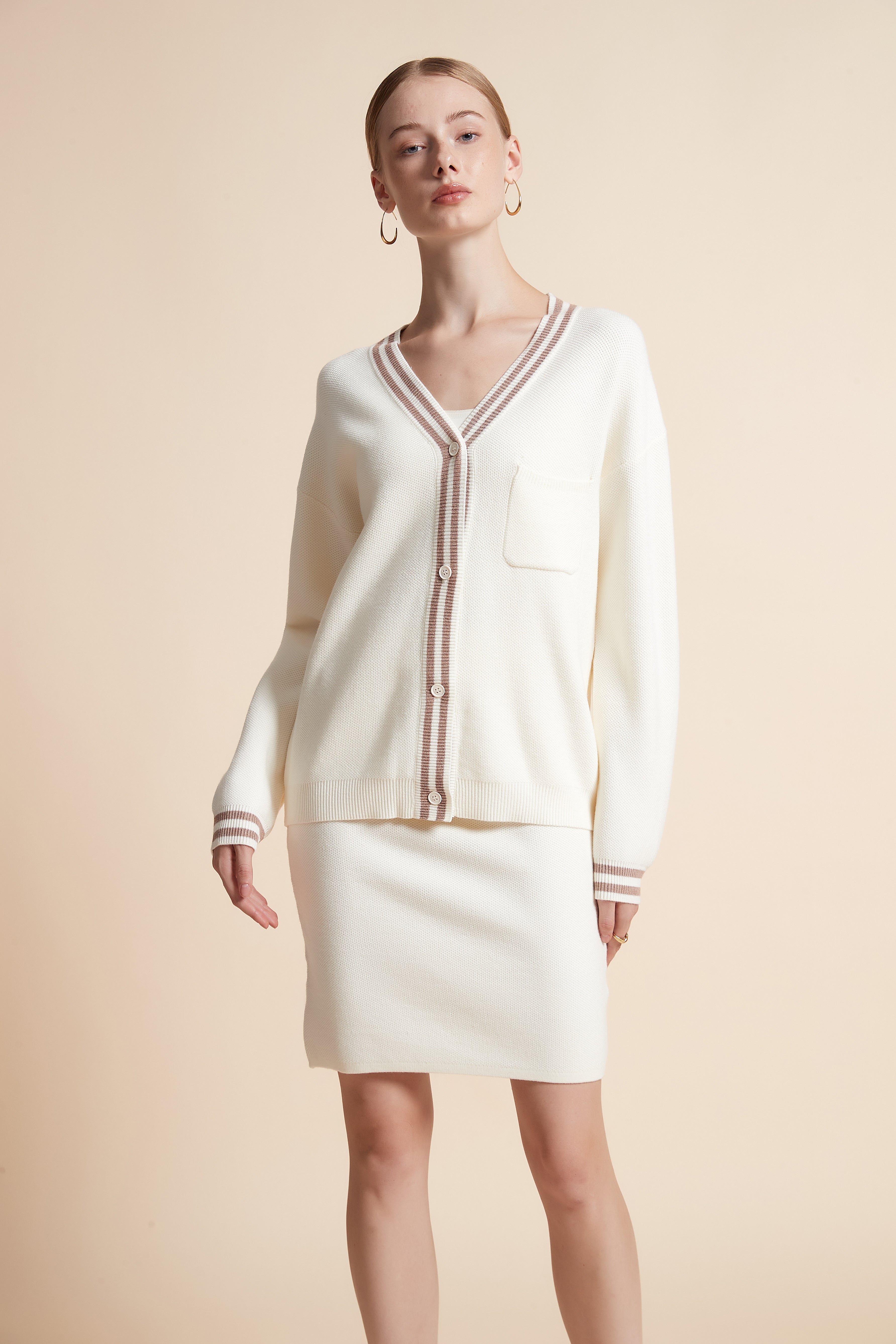 Solid Pocket Cardigan