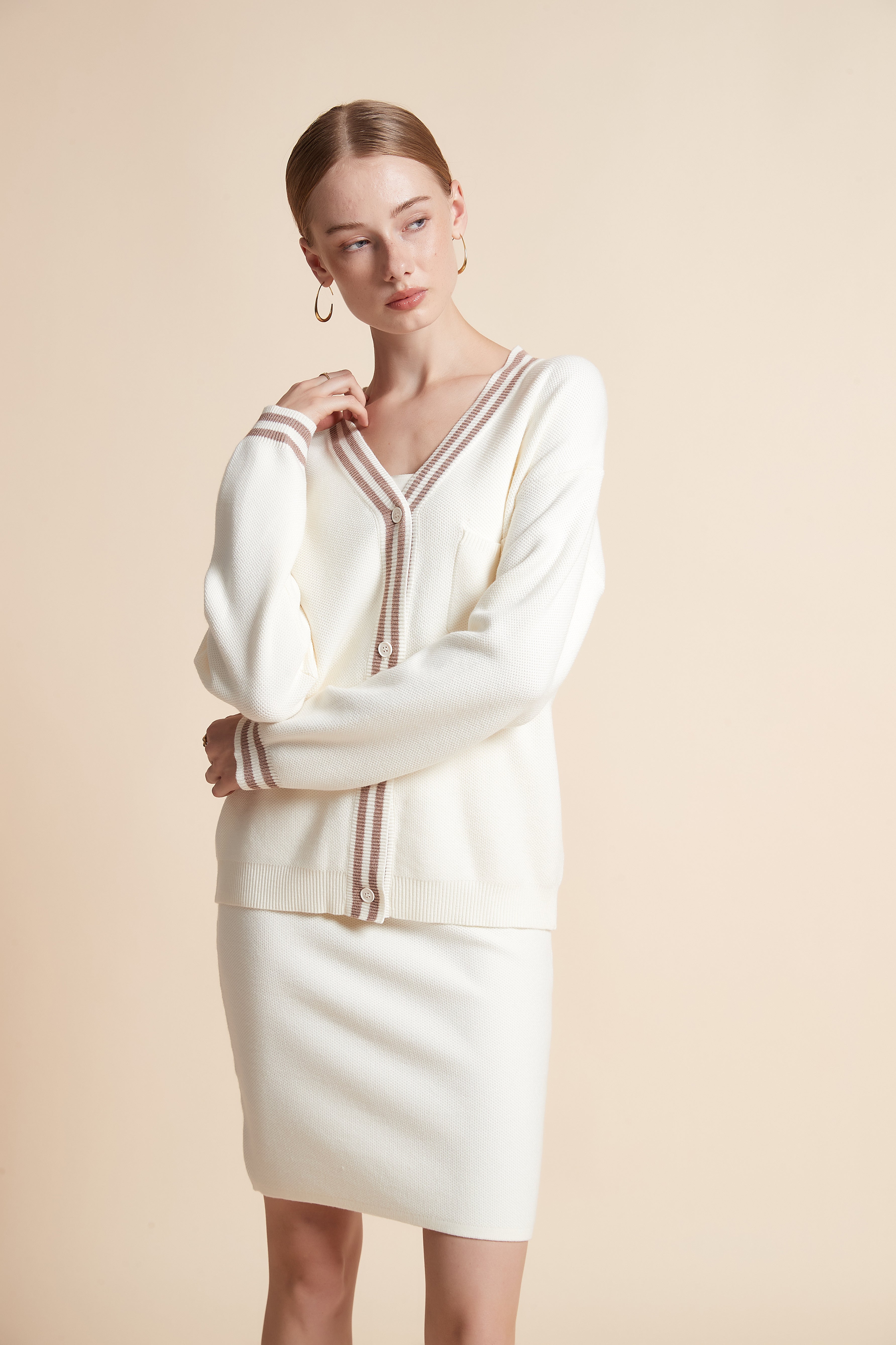 Solid Pocket Cardigan