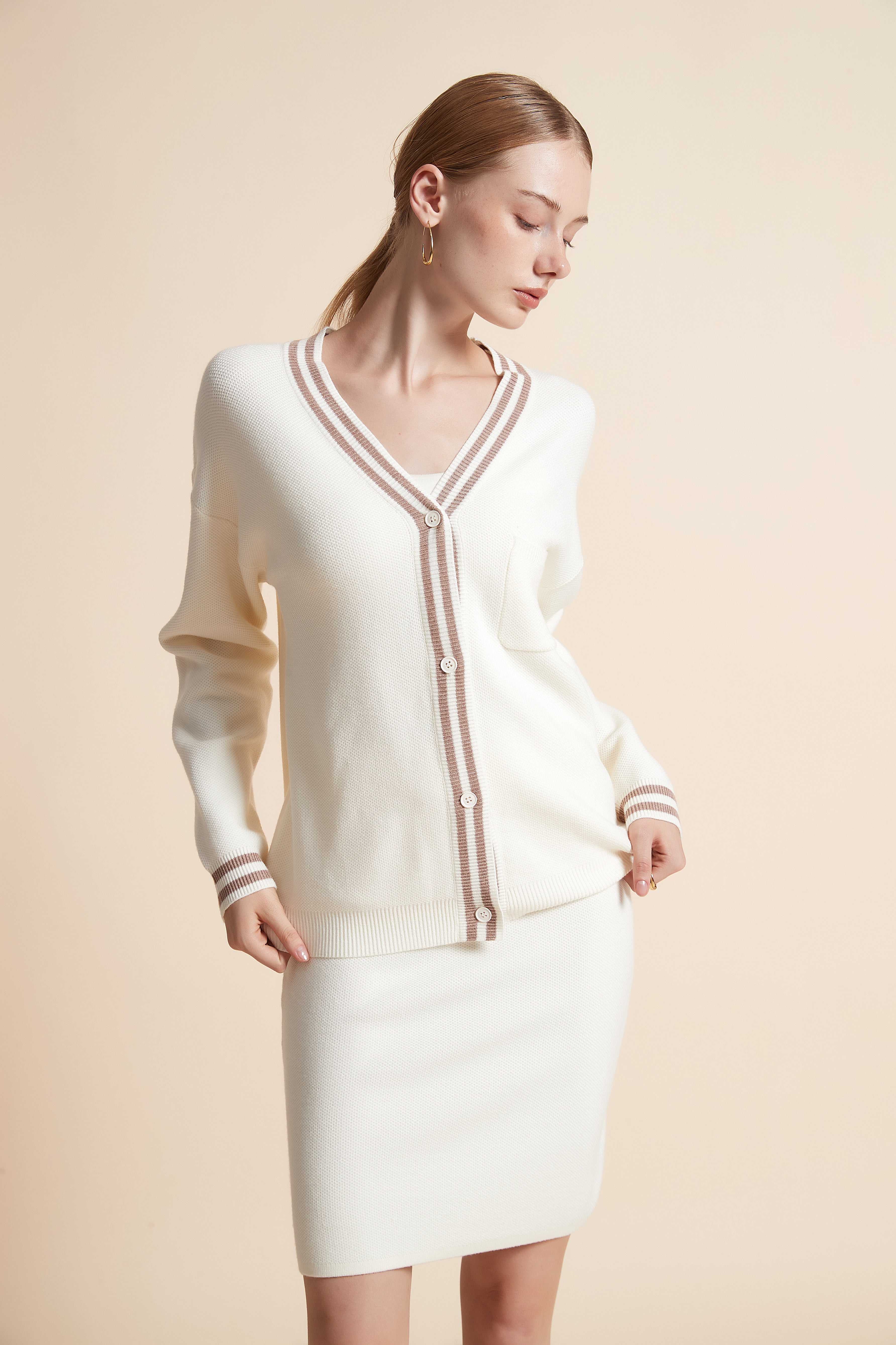 Solid Pocket Cardigan