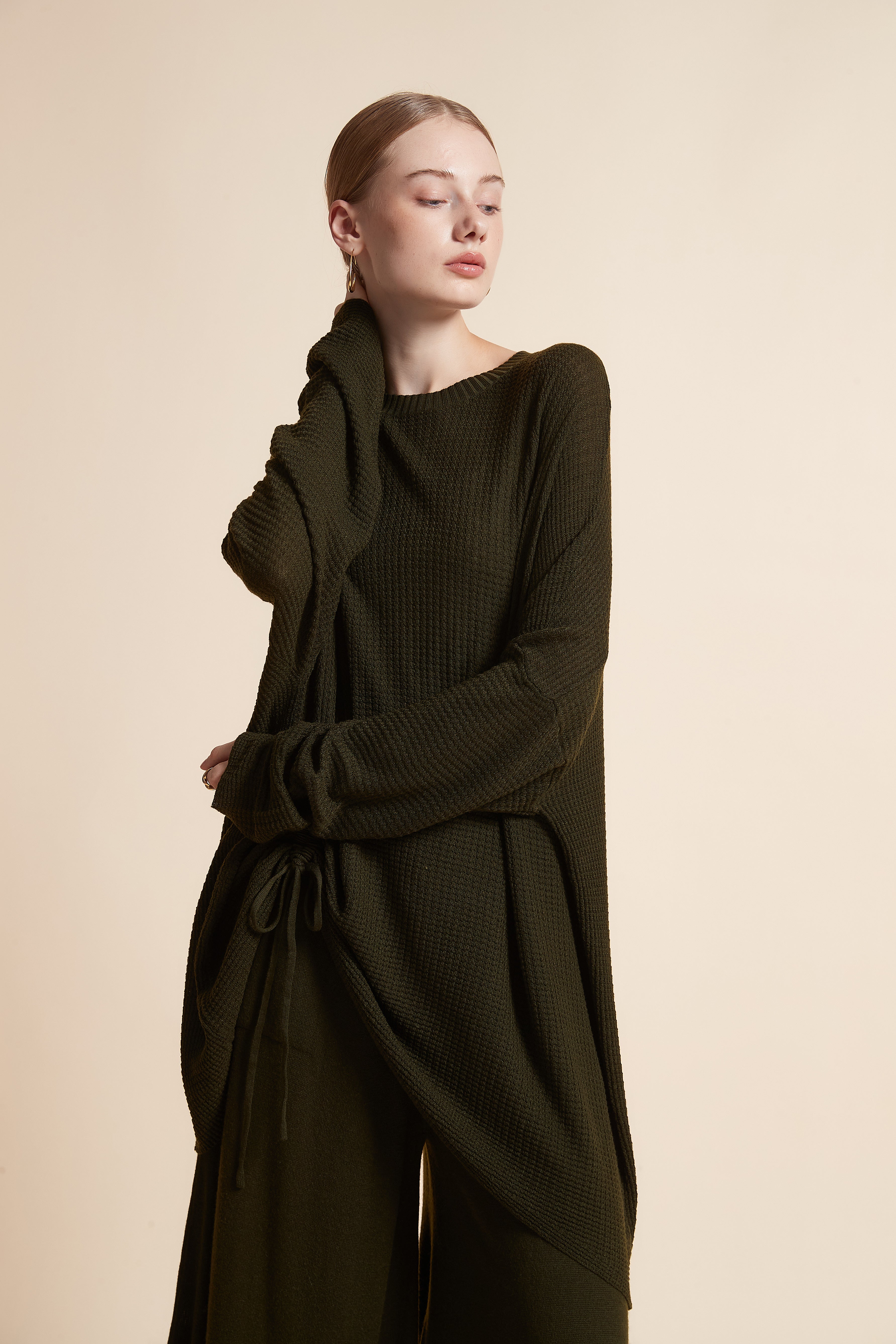 Knitted Long-Sleeve Top