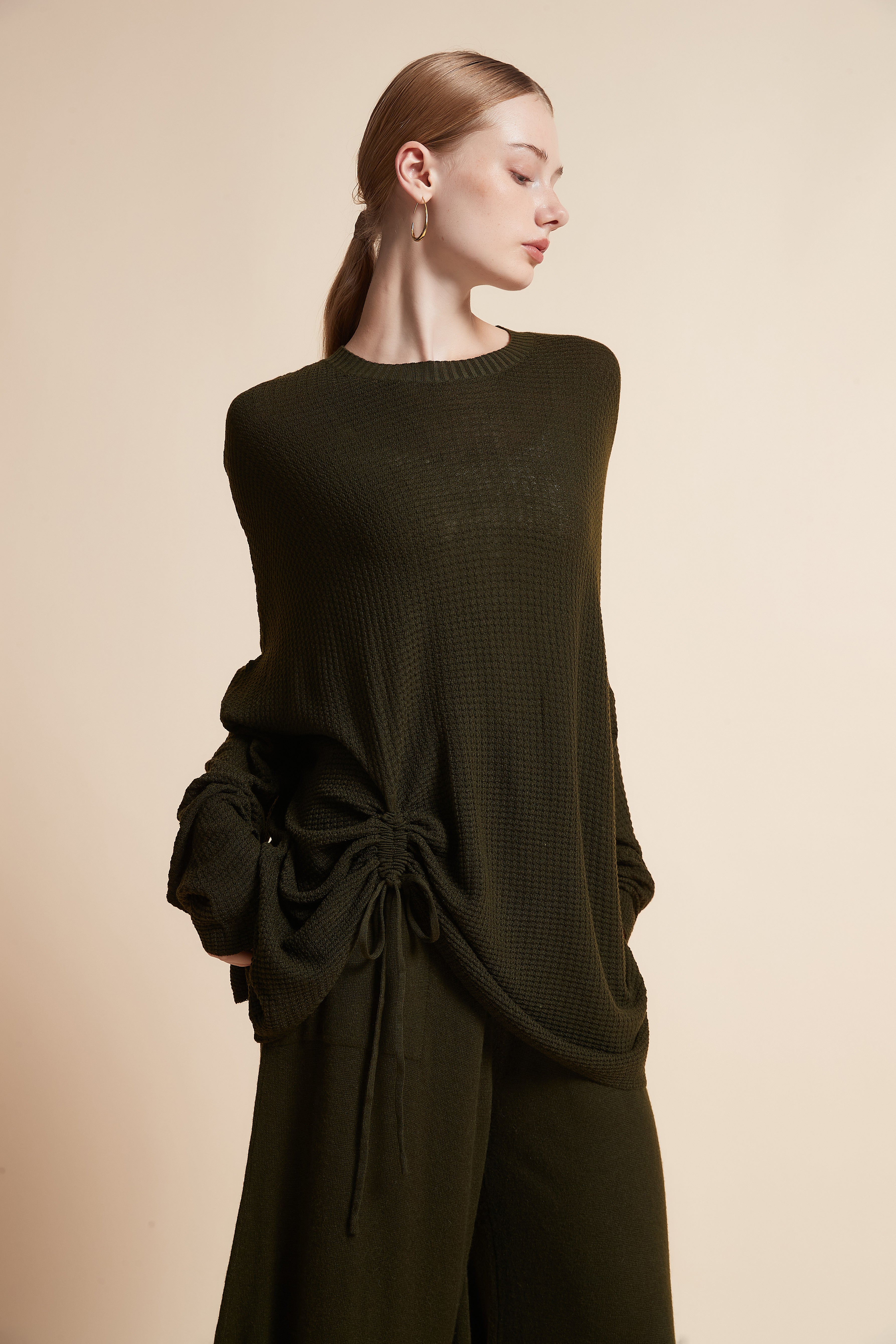 Knitted Long-Sleeve Top