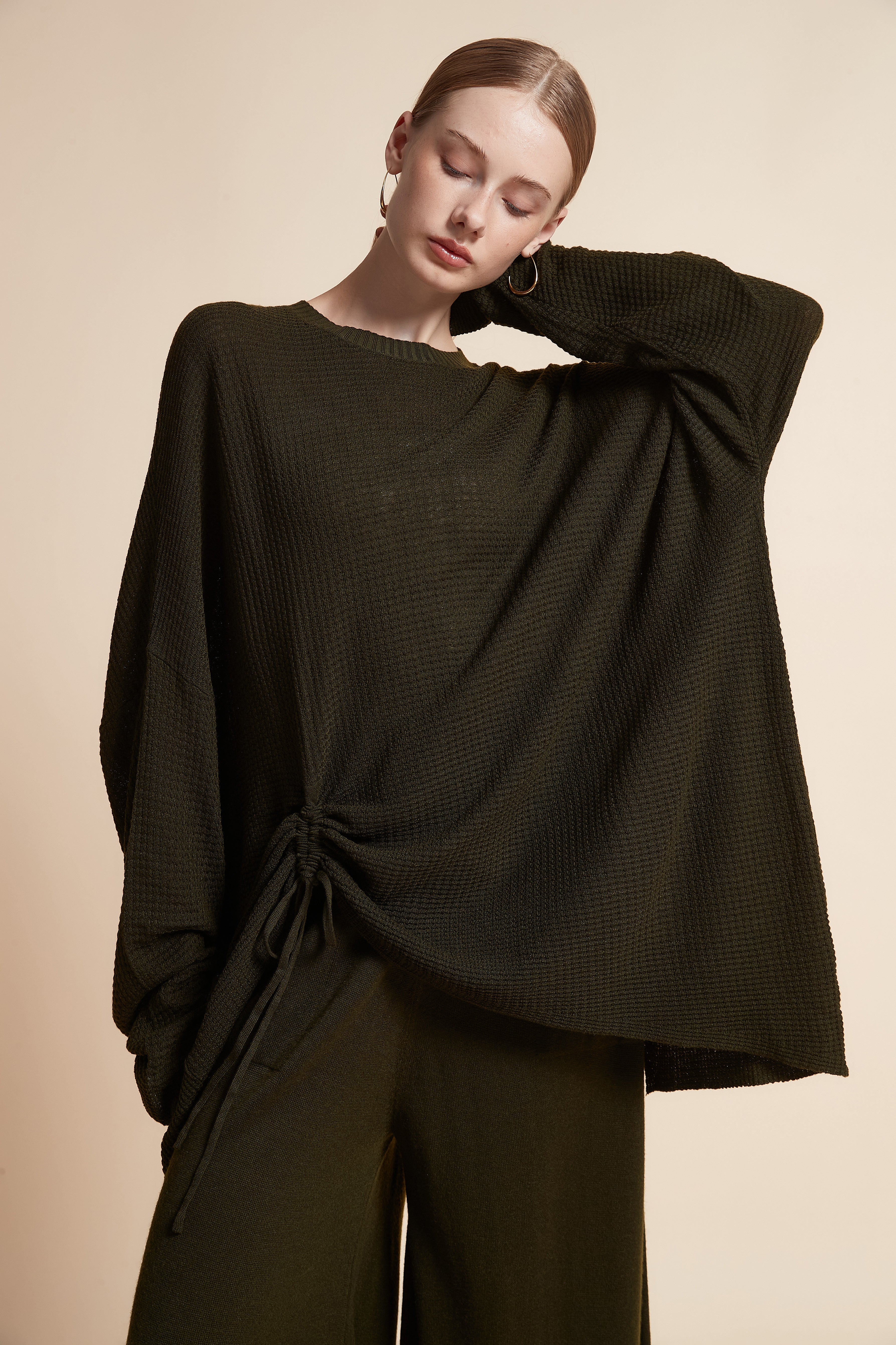 Knitted Long-Sleeve Top