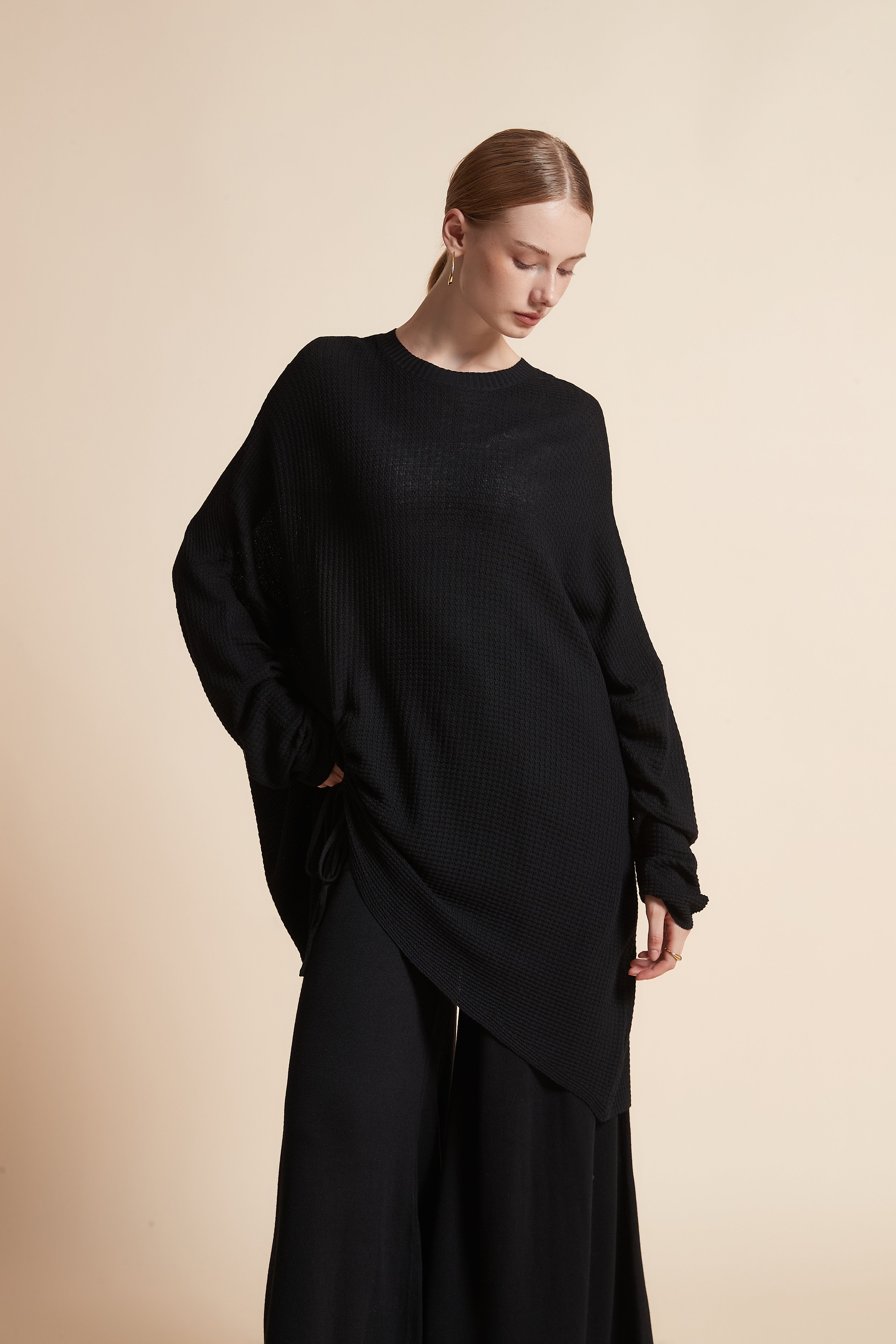 Knitted Long-Sleeve Top