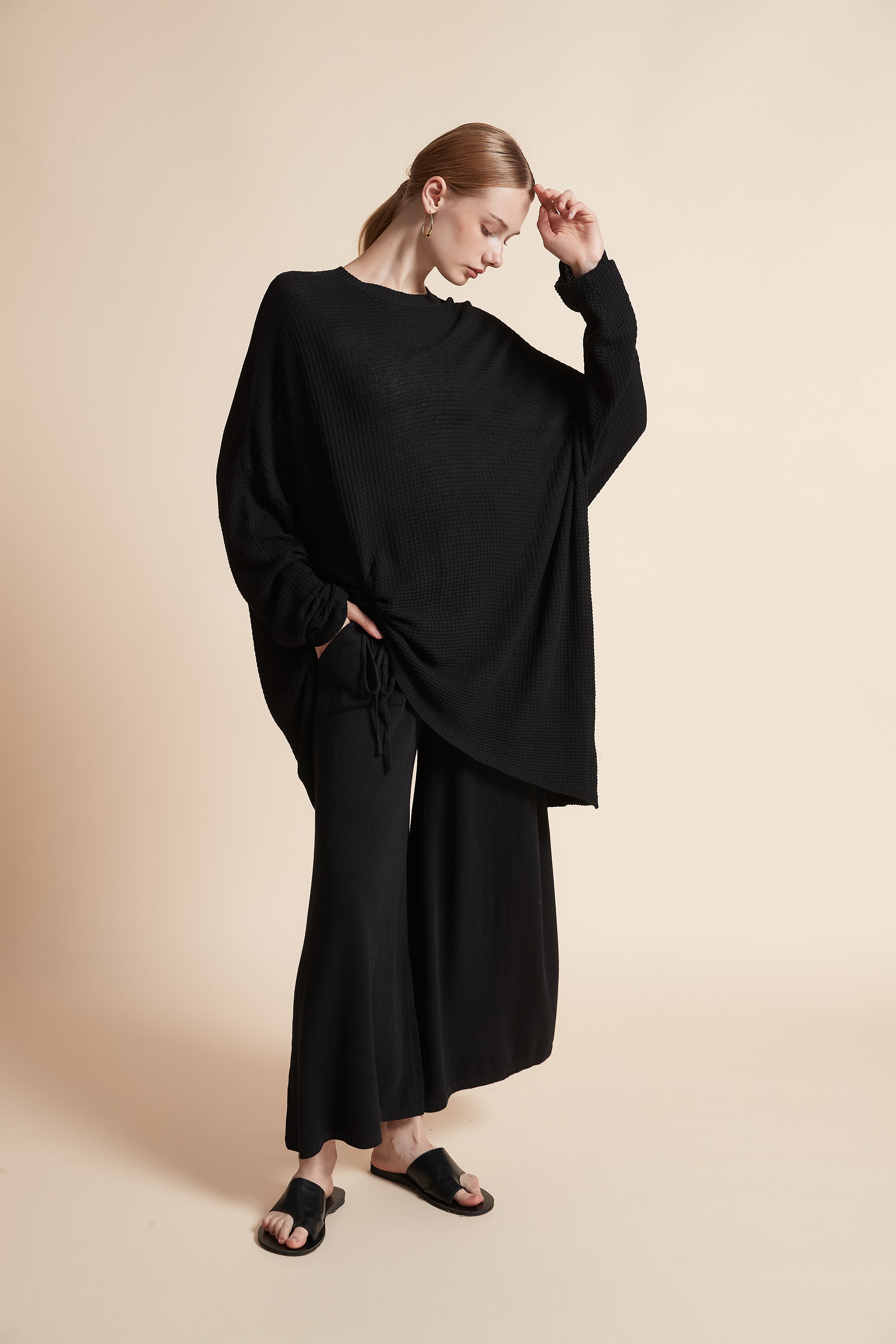 Knitted Long-Sleeve Top