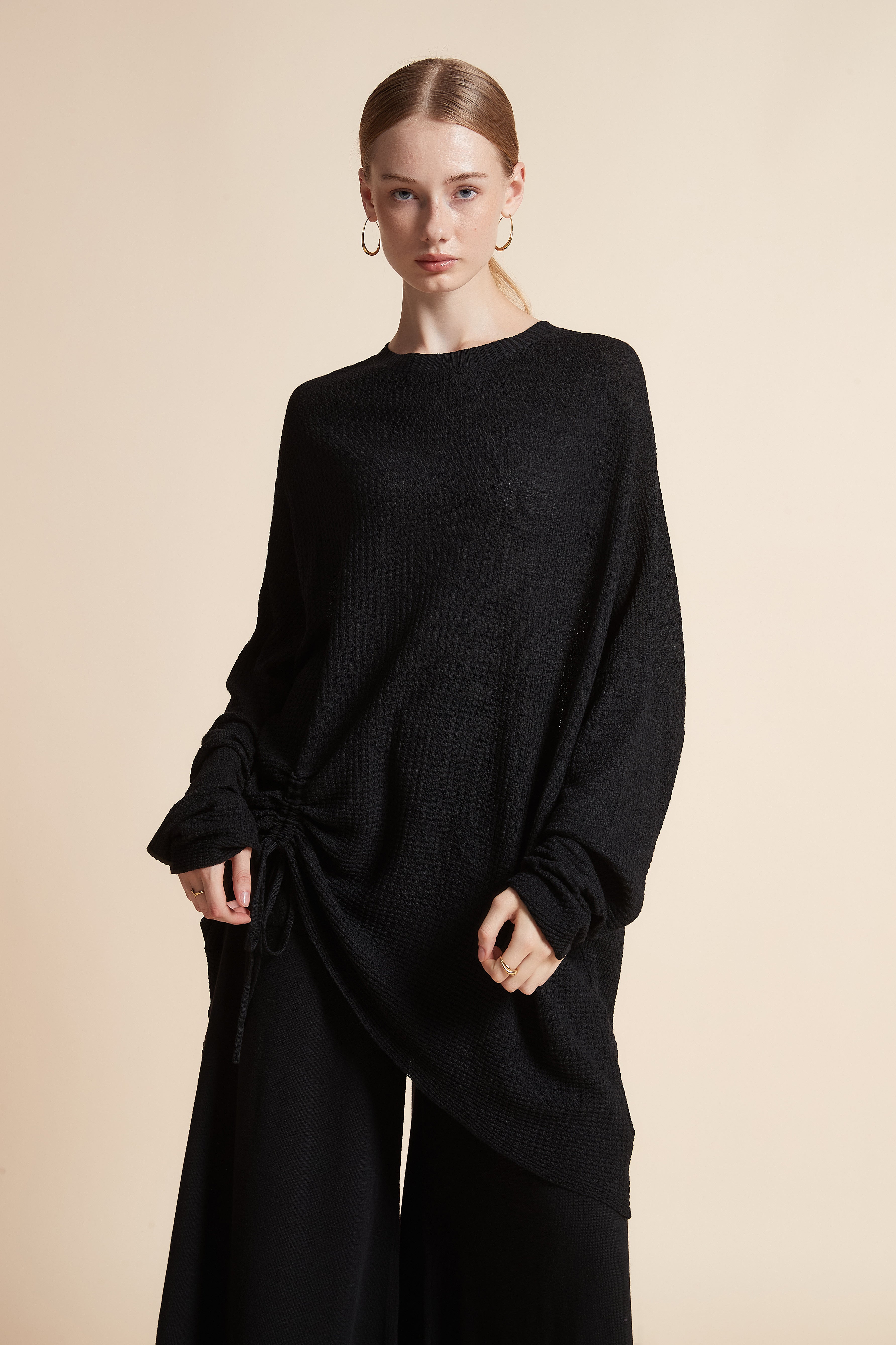 Knitted Long-Sleeve Top