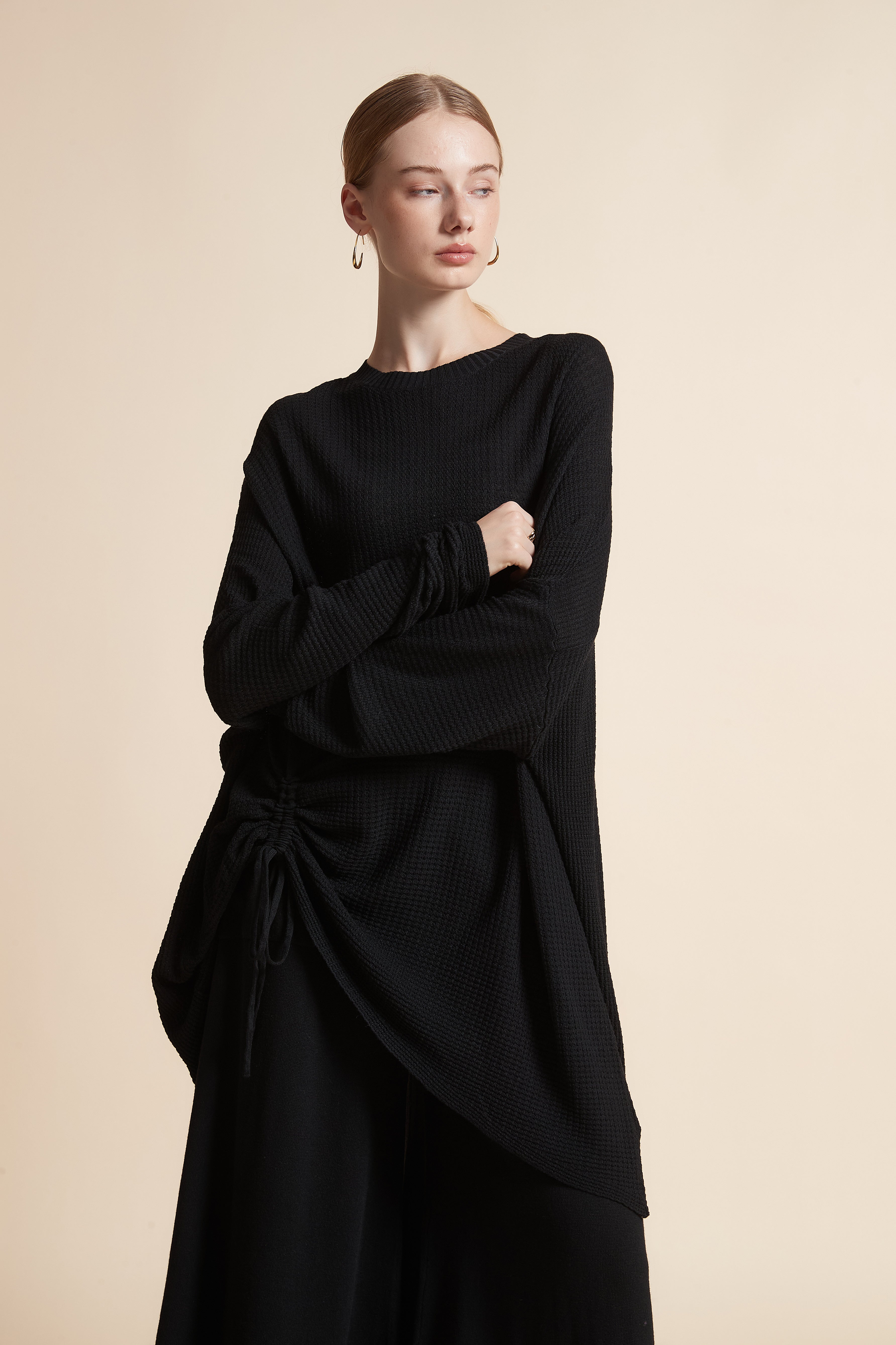 Knitted Long-Sleeve Top