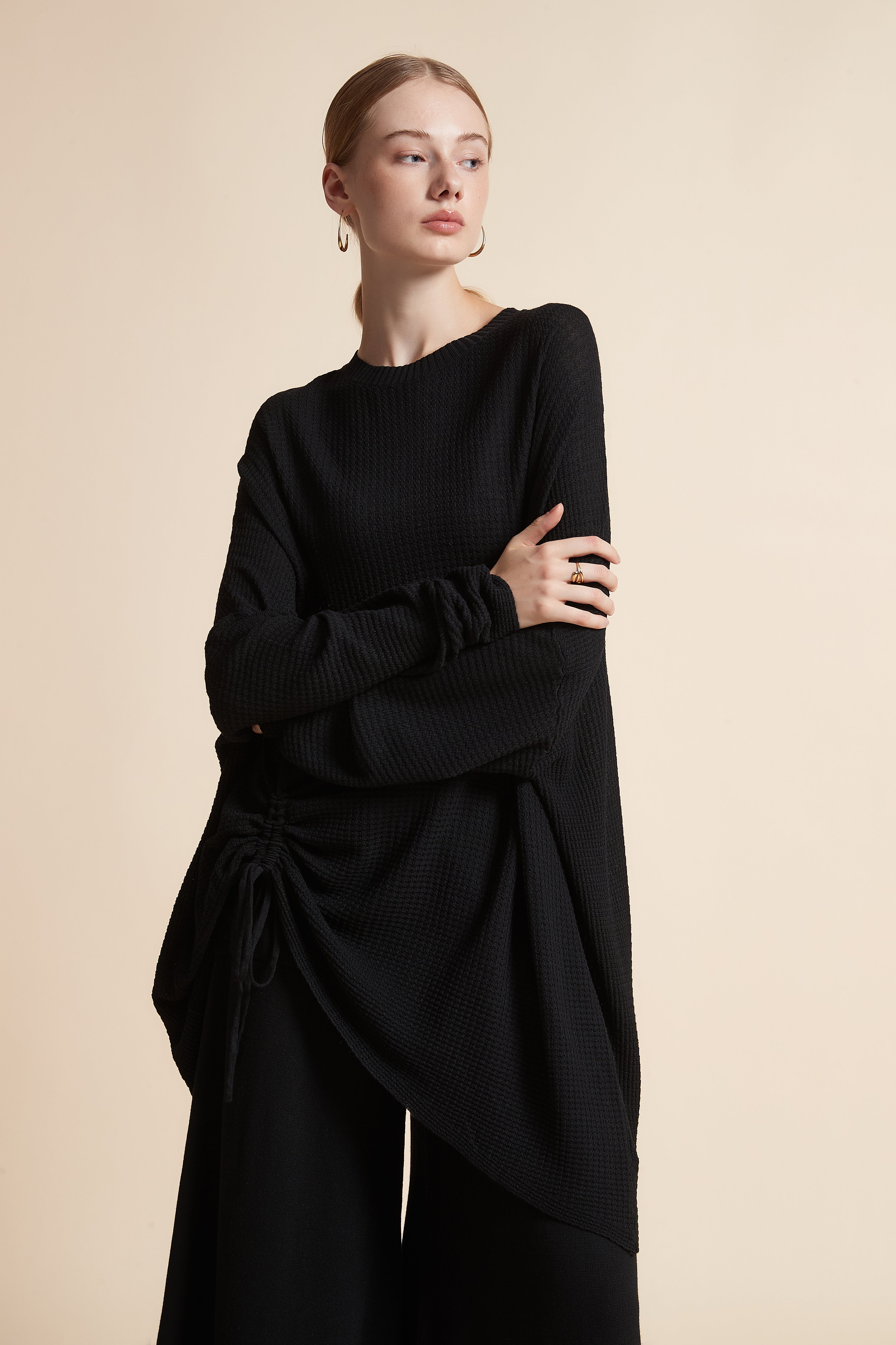 Knitted Long-Sleeve Top