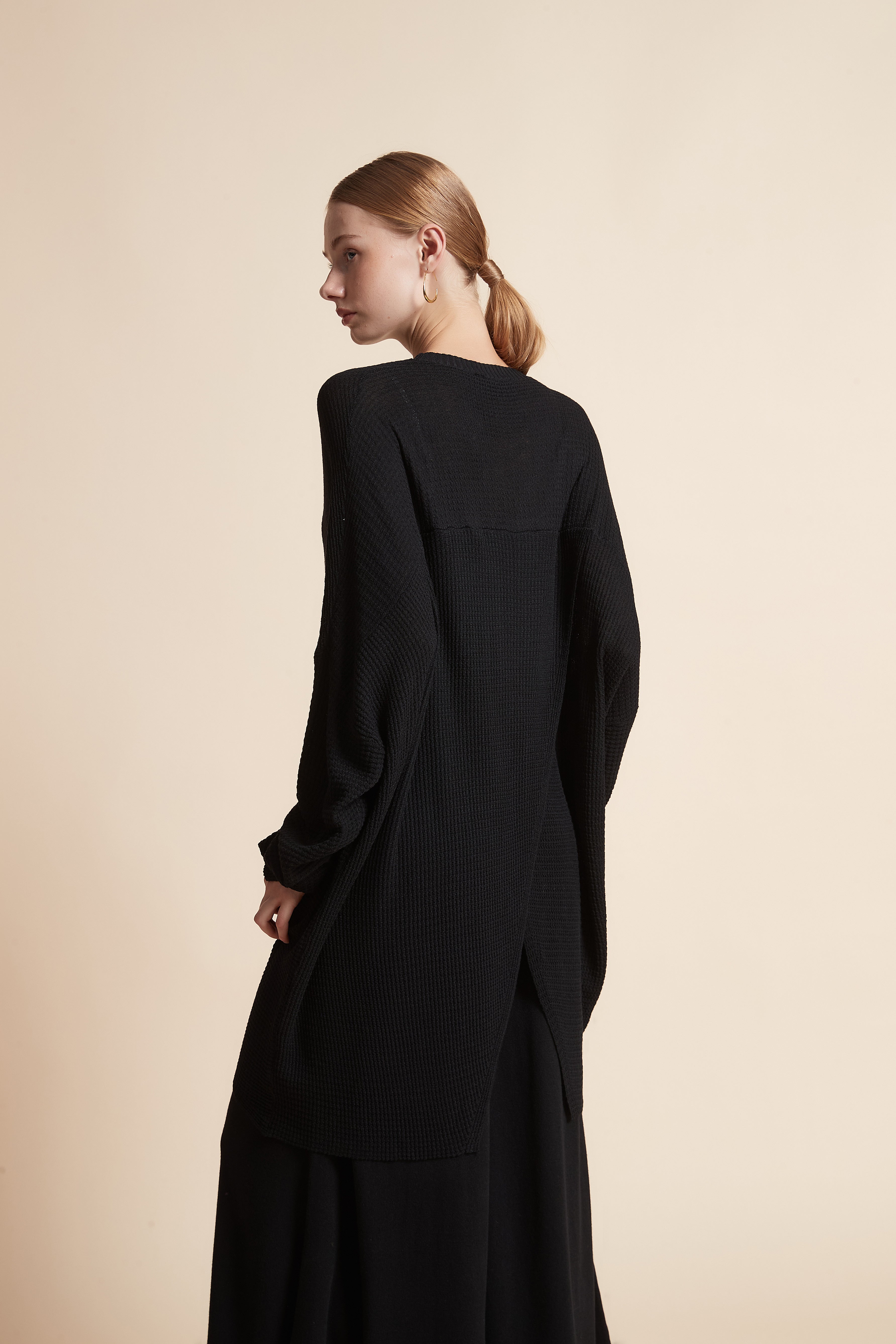 Knitted Long-Sleeve Top