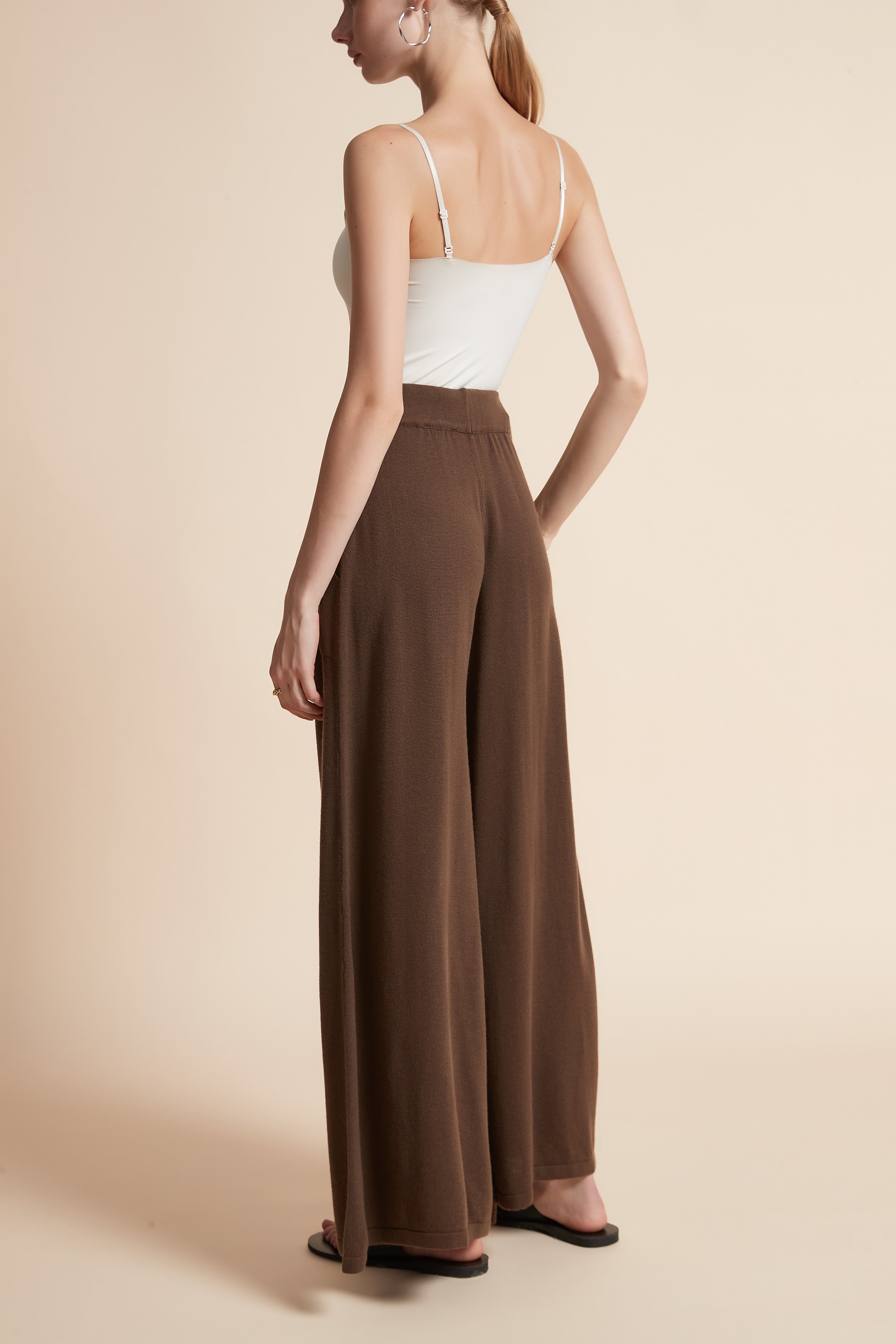 Wide-Leg Pants with Pockets