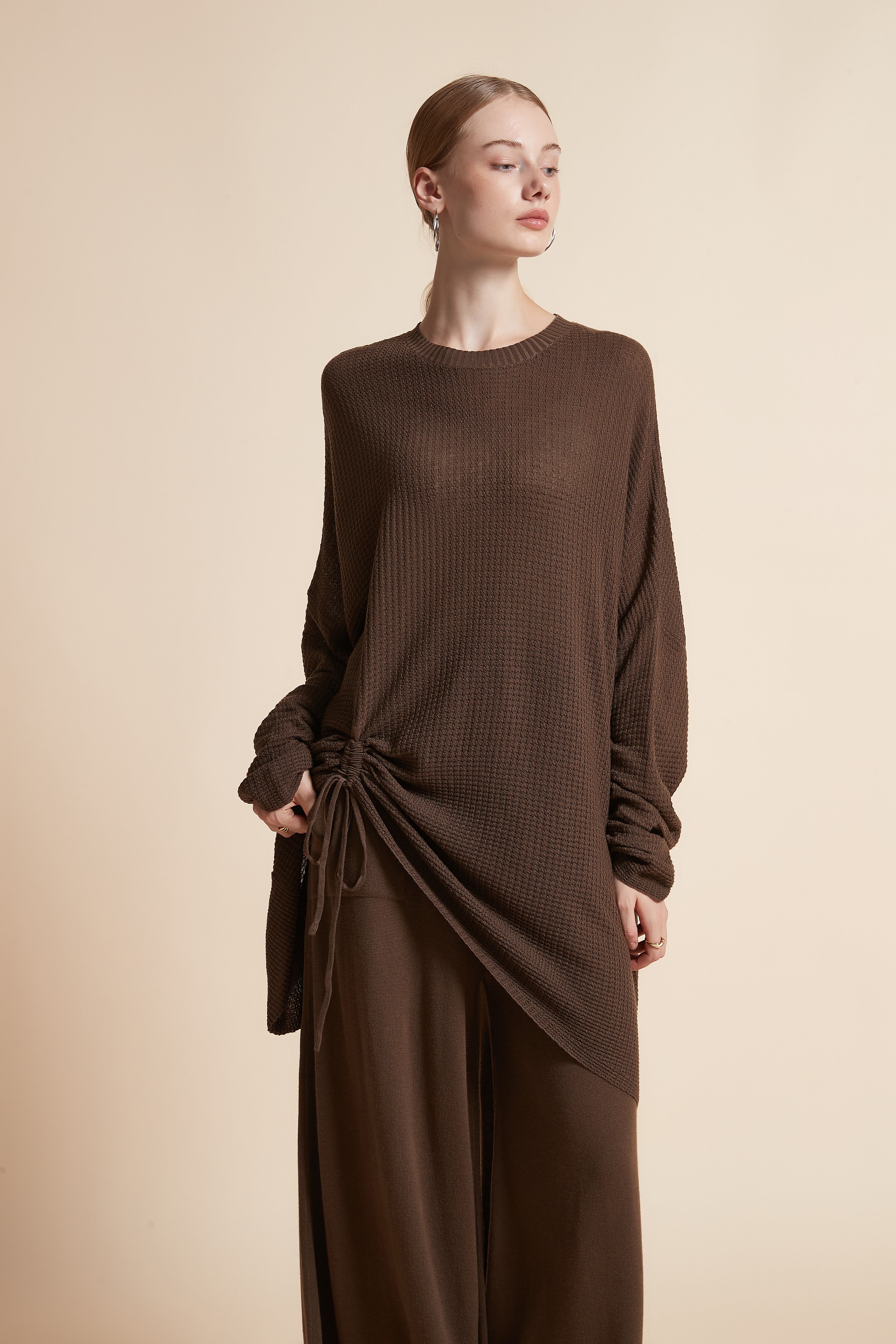 Knitted Long-Sleeve Top