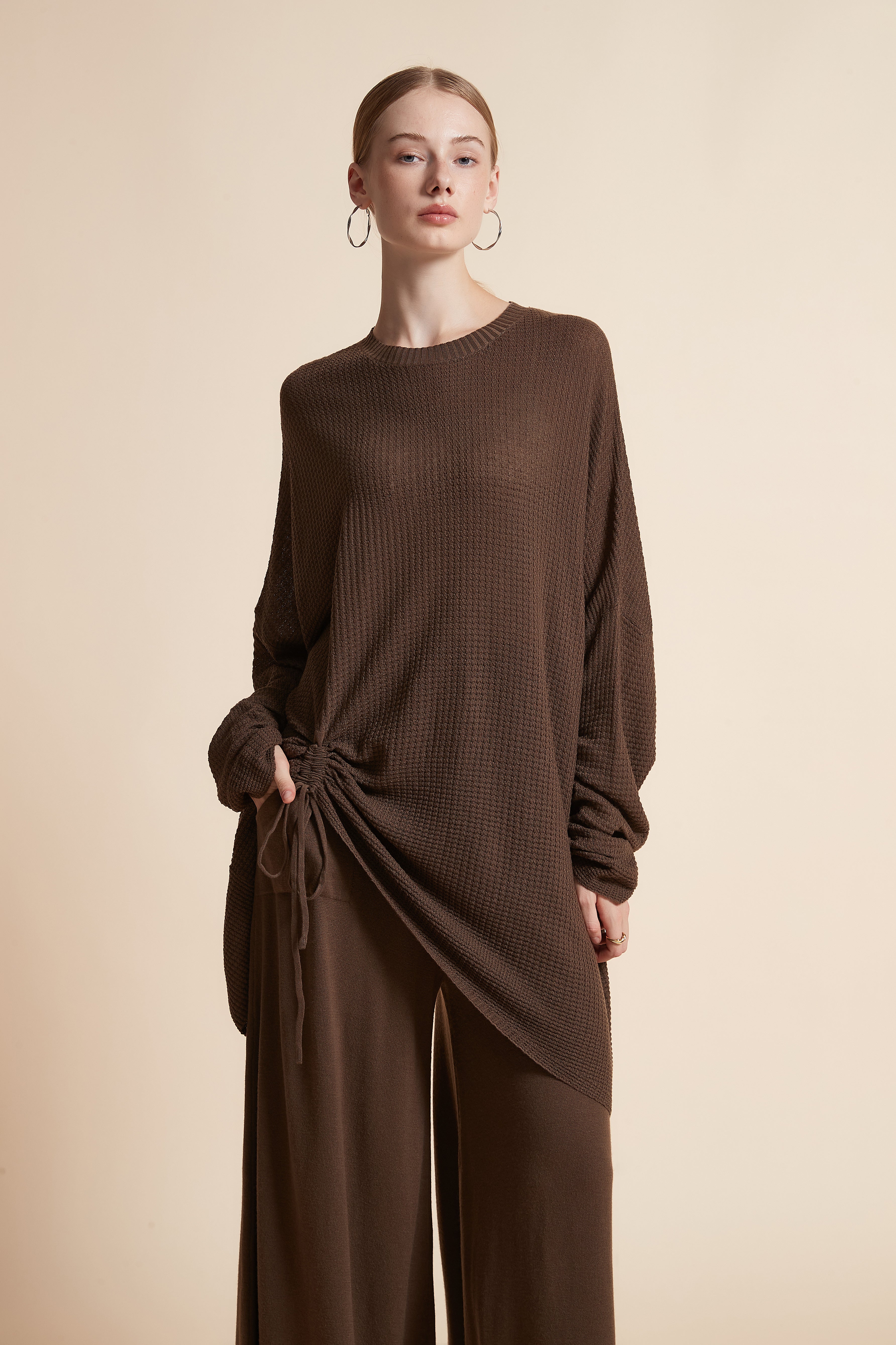 Knitted Long-Sleeve Top