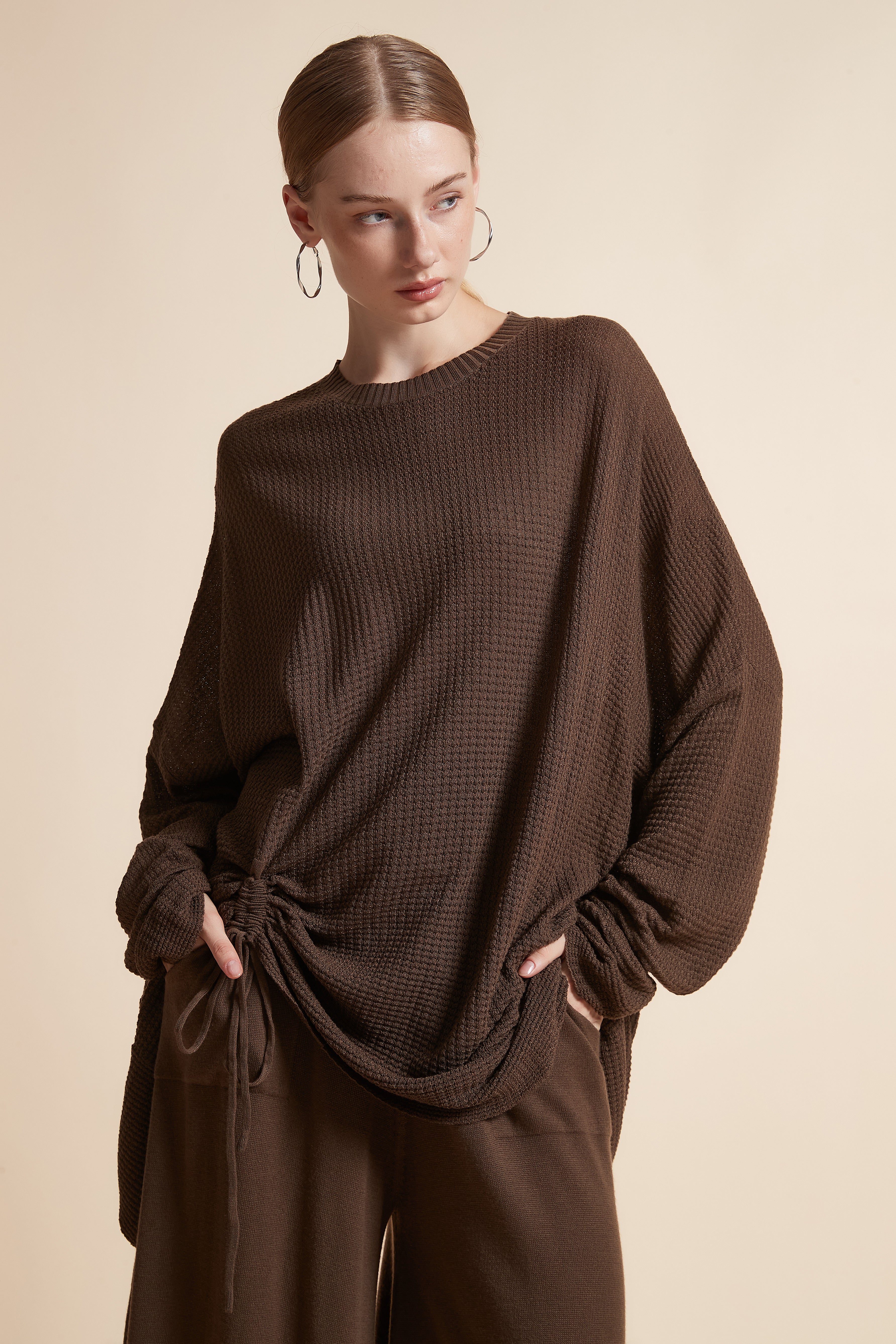 Knitted Long-Sleeve Top