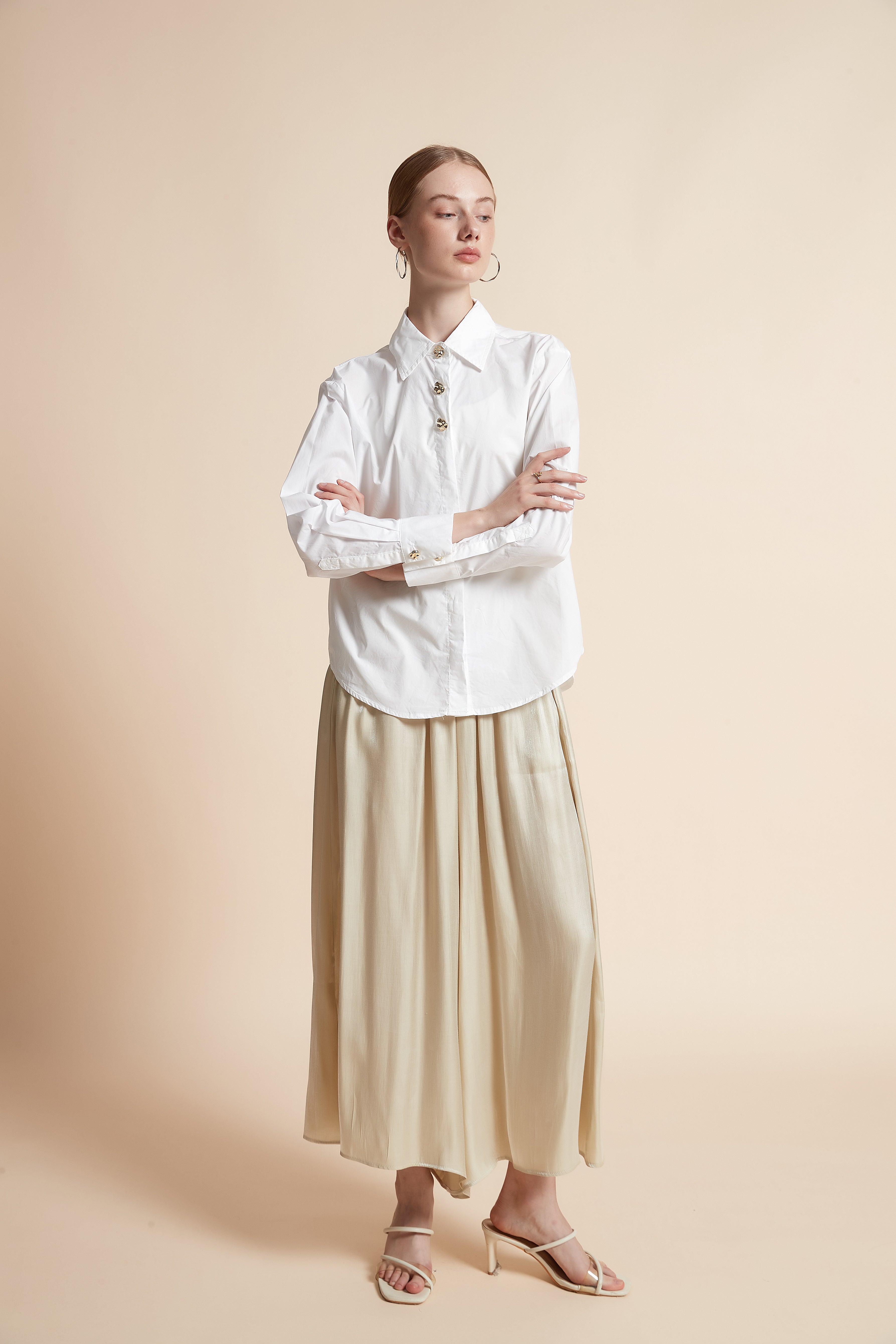 Solid Long-Sleeve Top