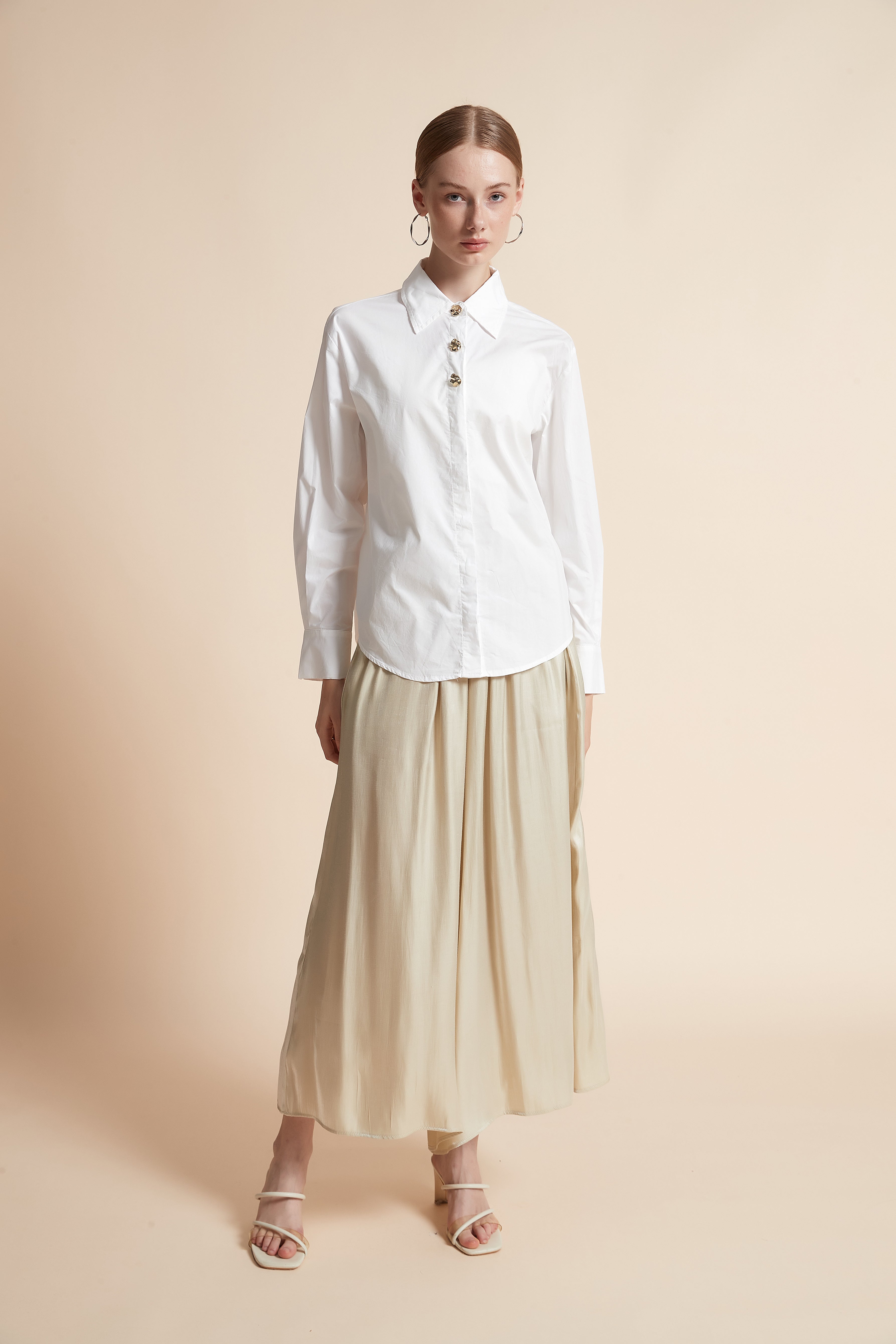 Solid Long-Sleeve Top