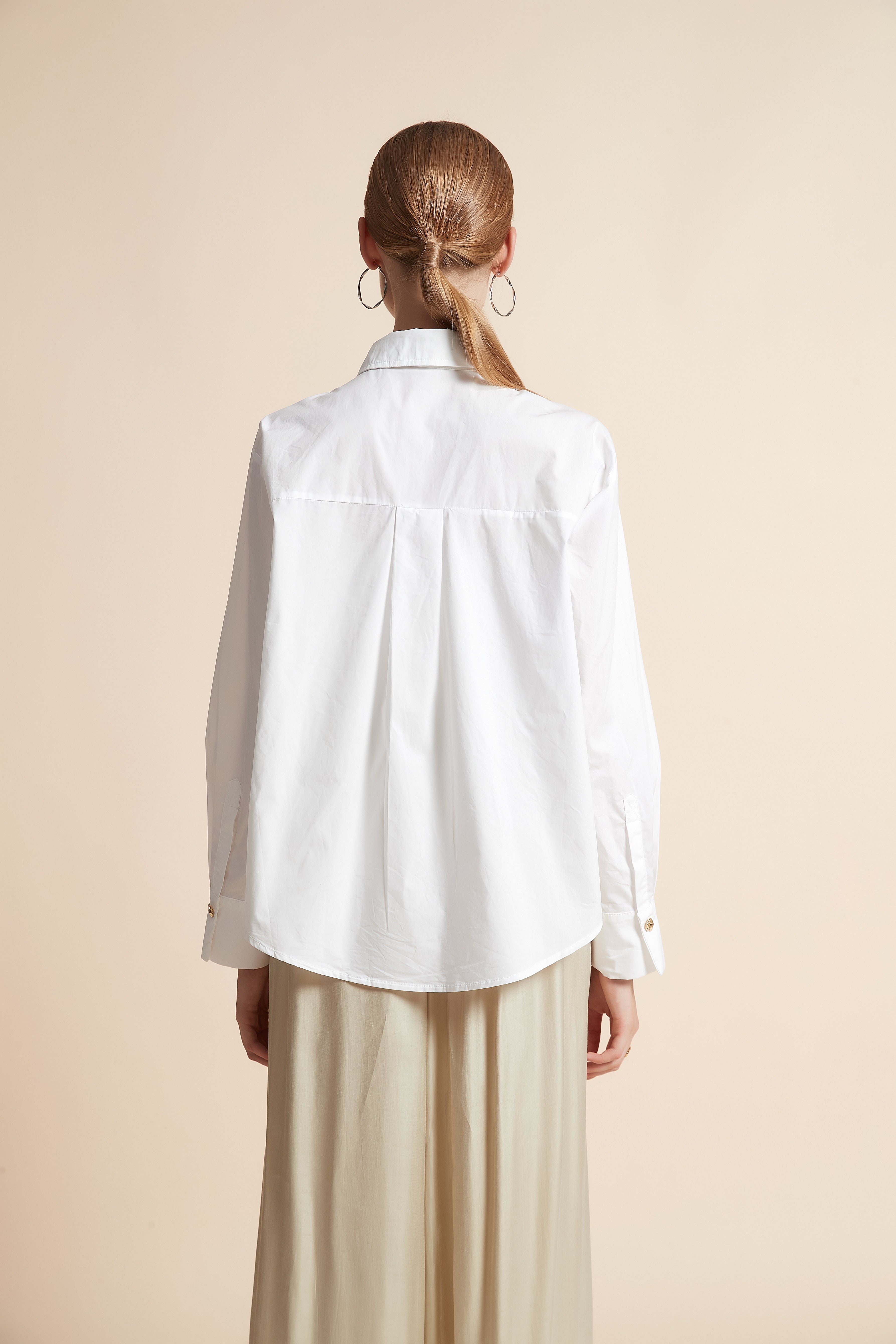 Solid Long-Sleeve Top