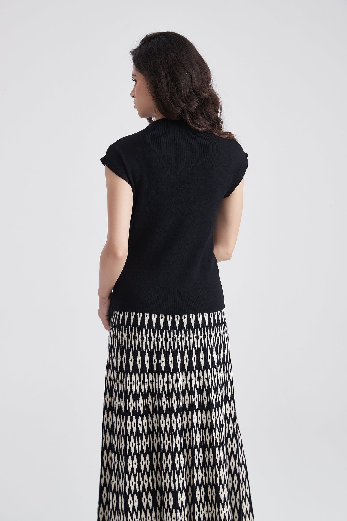 Blouse with Ruffles and Side Buttons