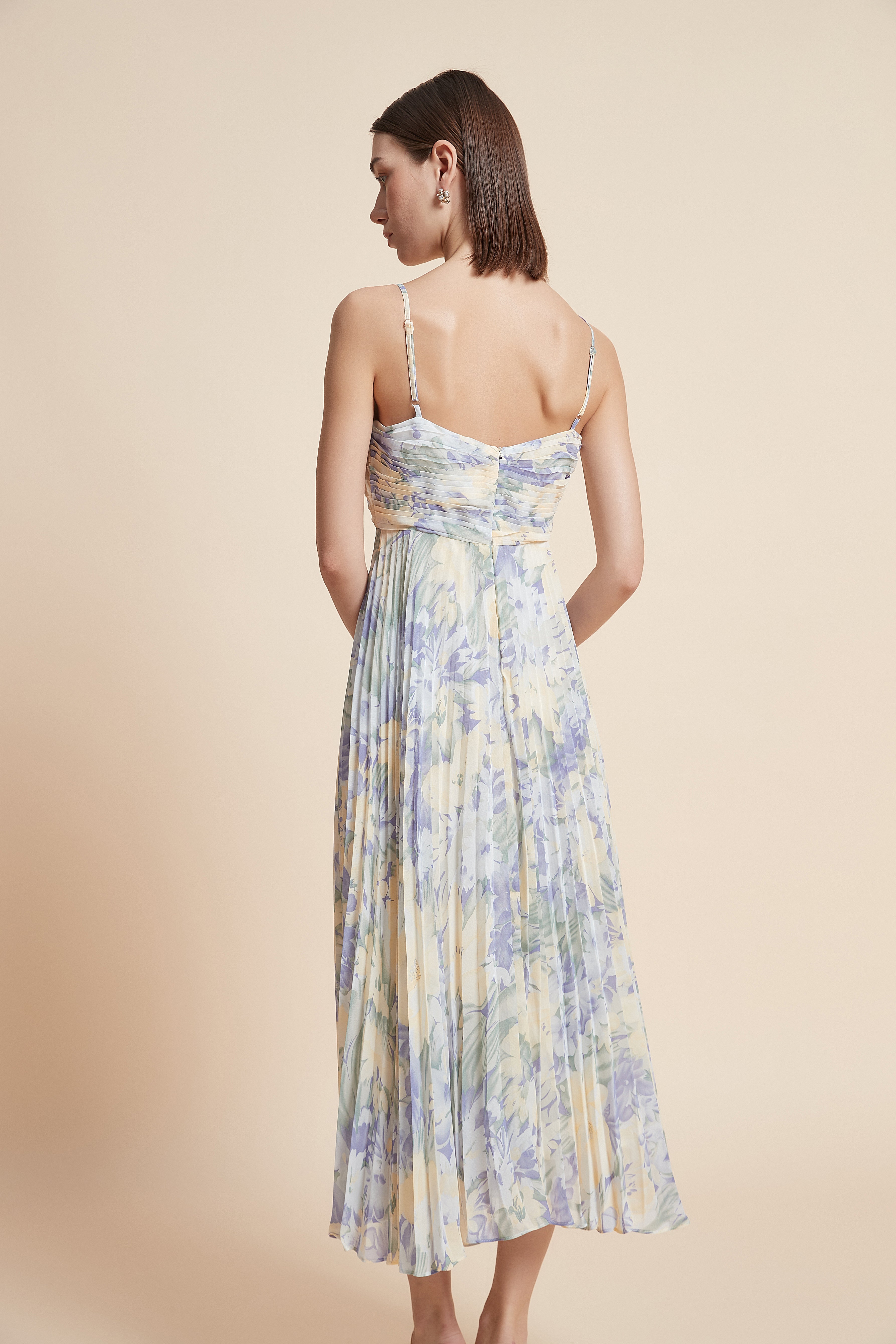 فستان حمالات مورد بليسيه