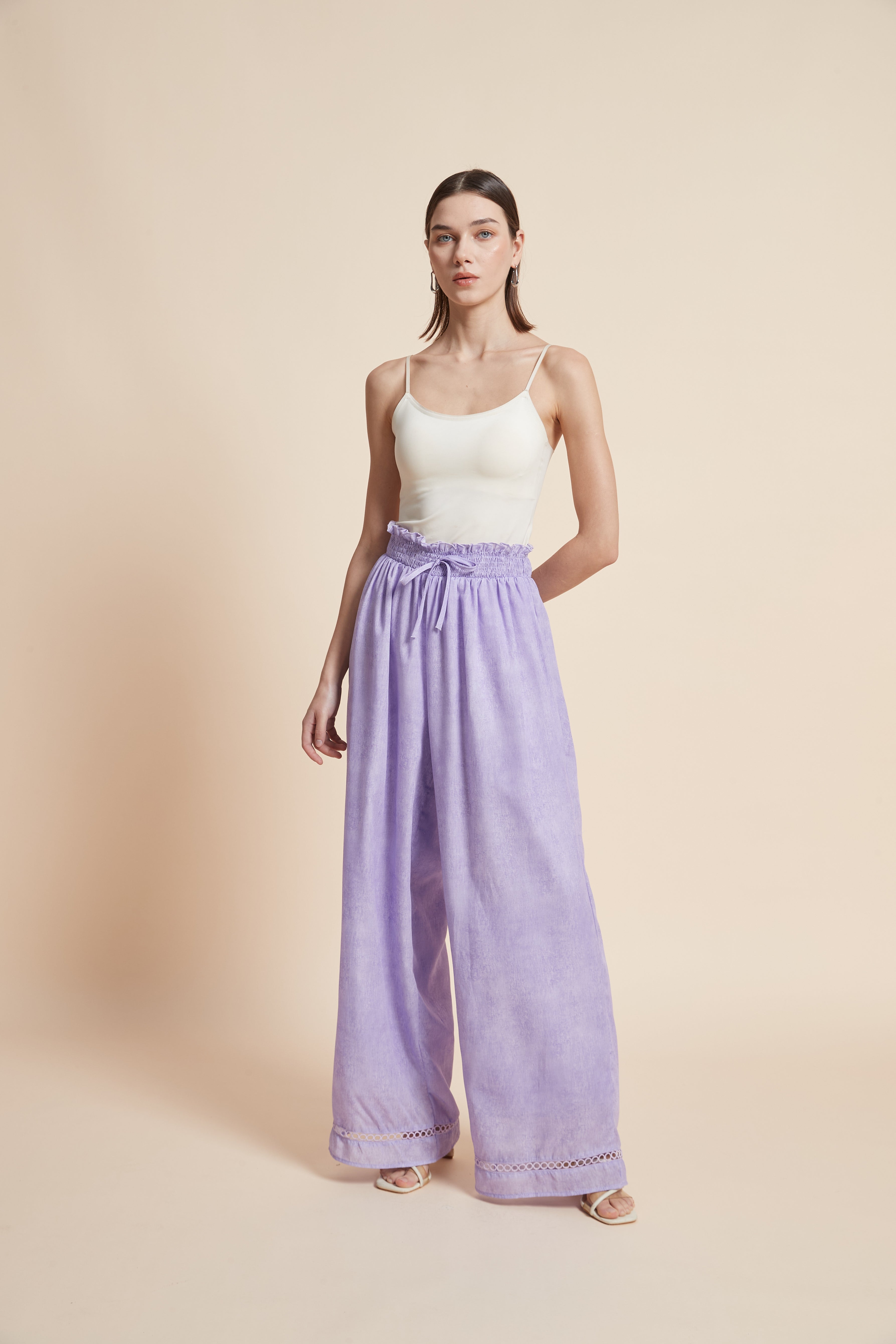 بنطلون واسع سادة