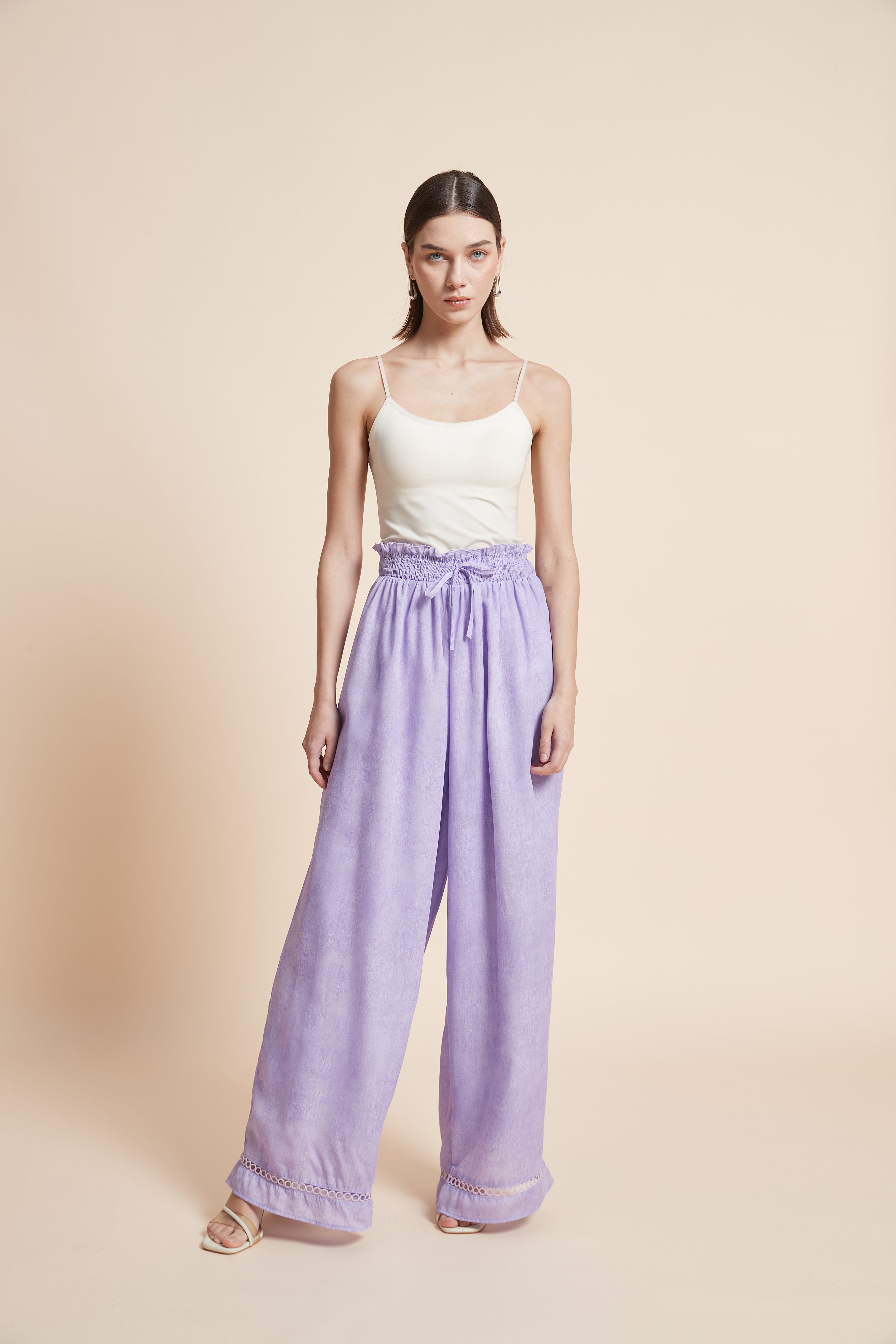 بنطلون واسع سادة