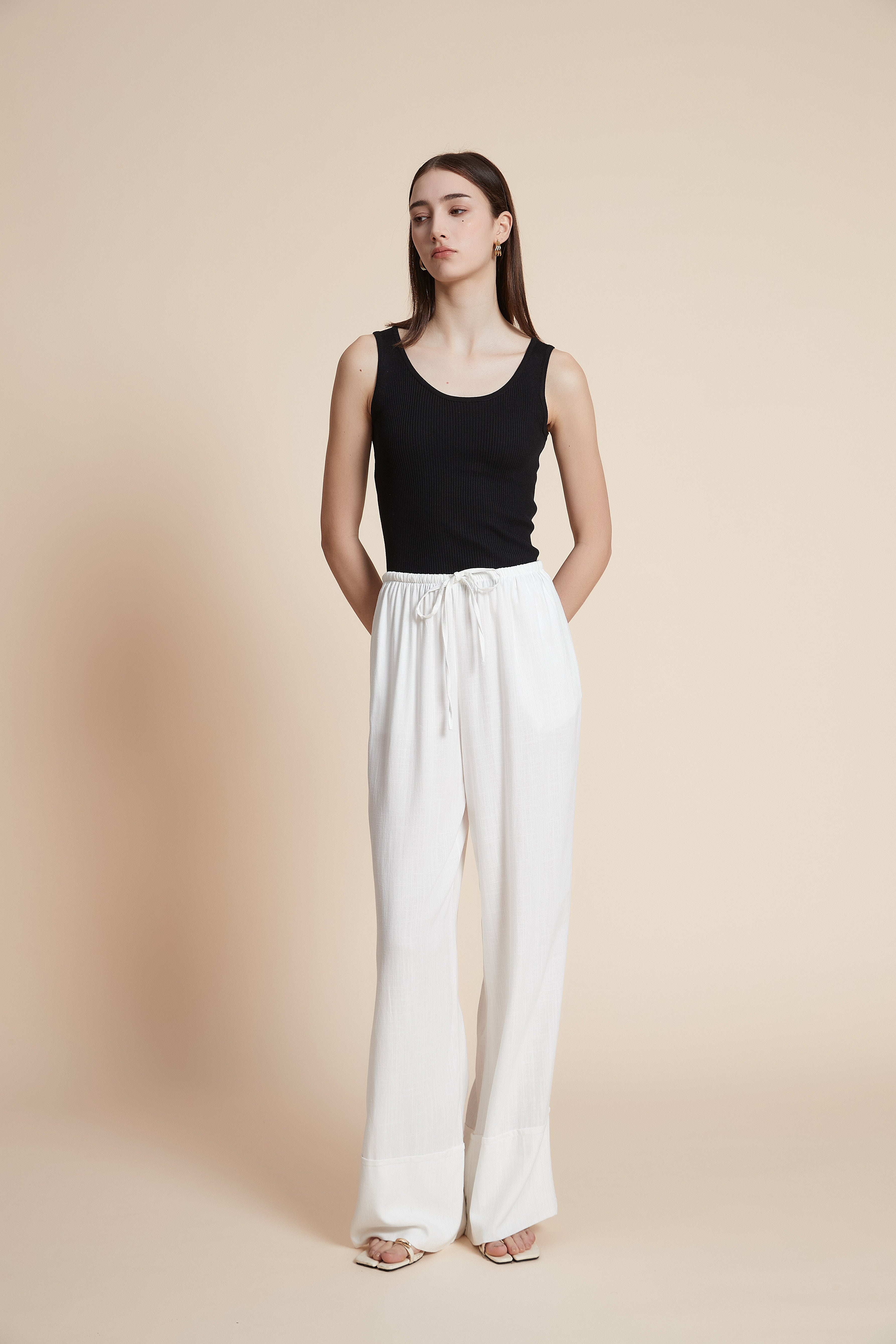 بنطلون واسع سادة