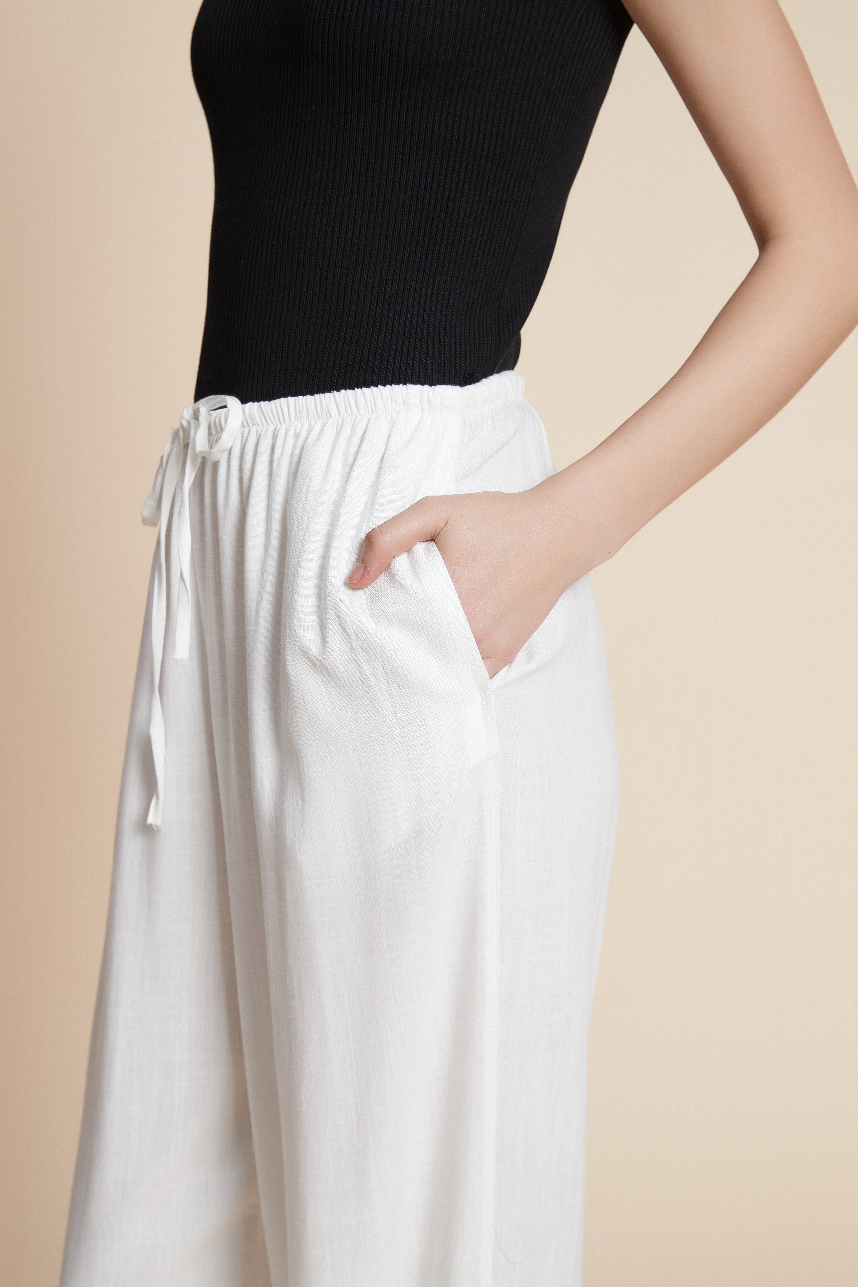 بنطلون واسع سادة