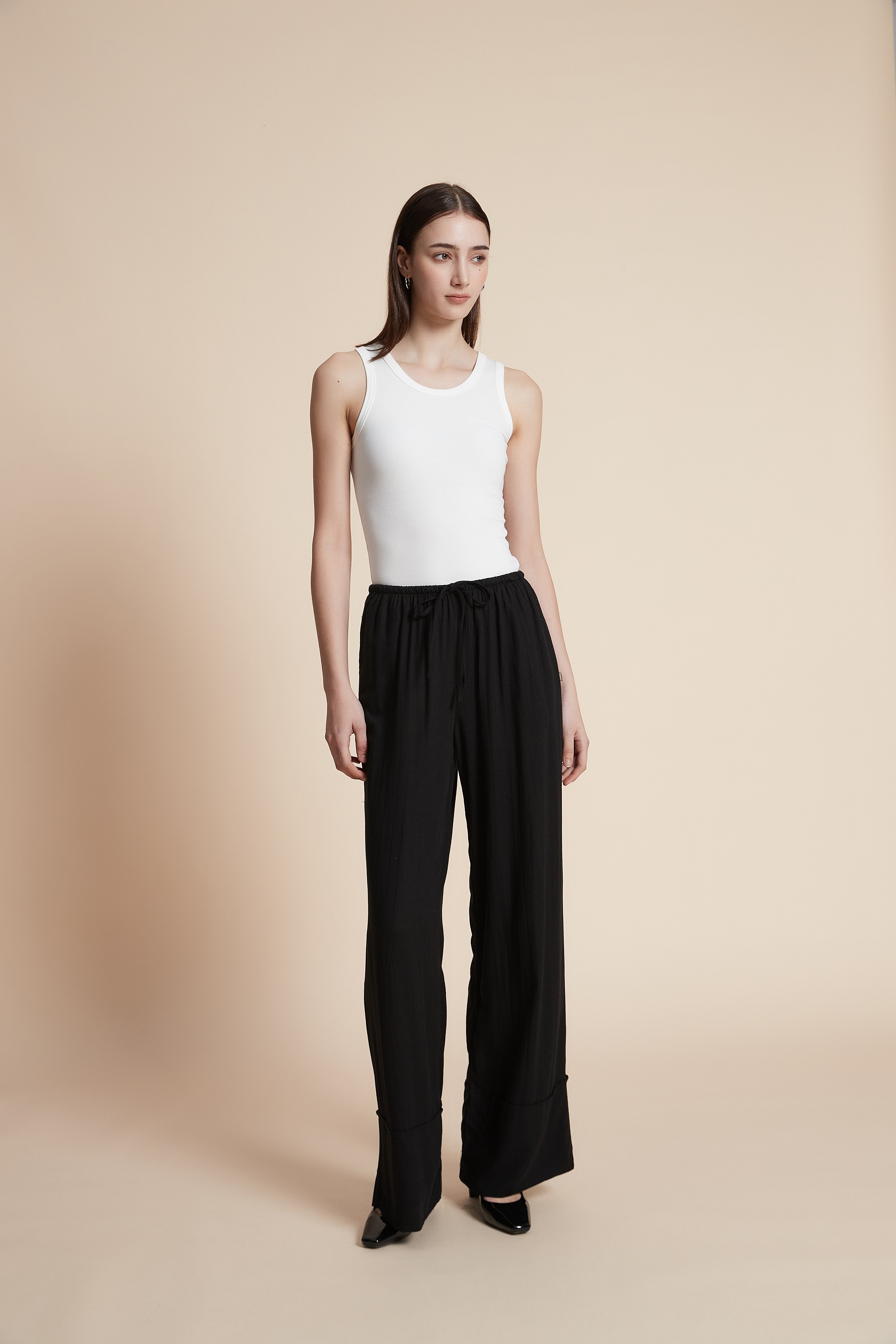 بنطلون واسع سادة