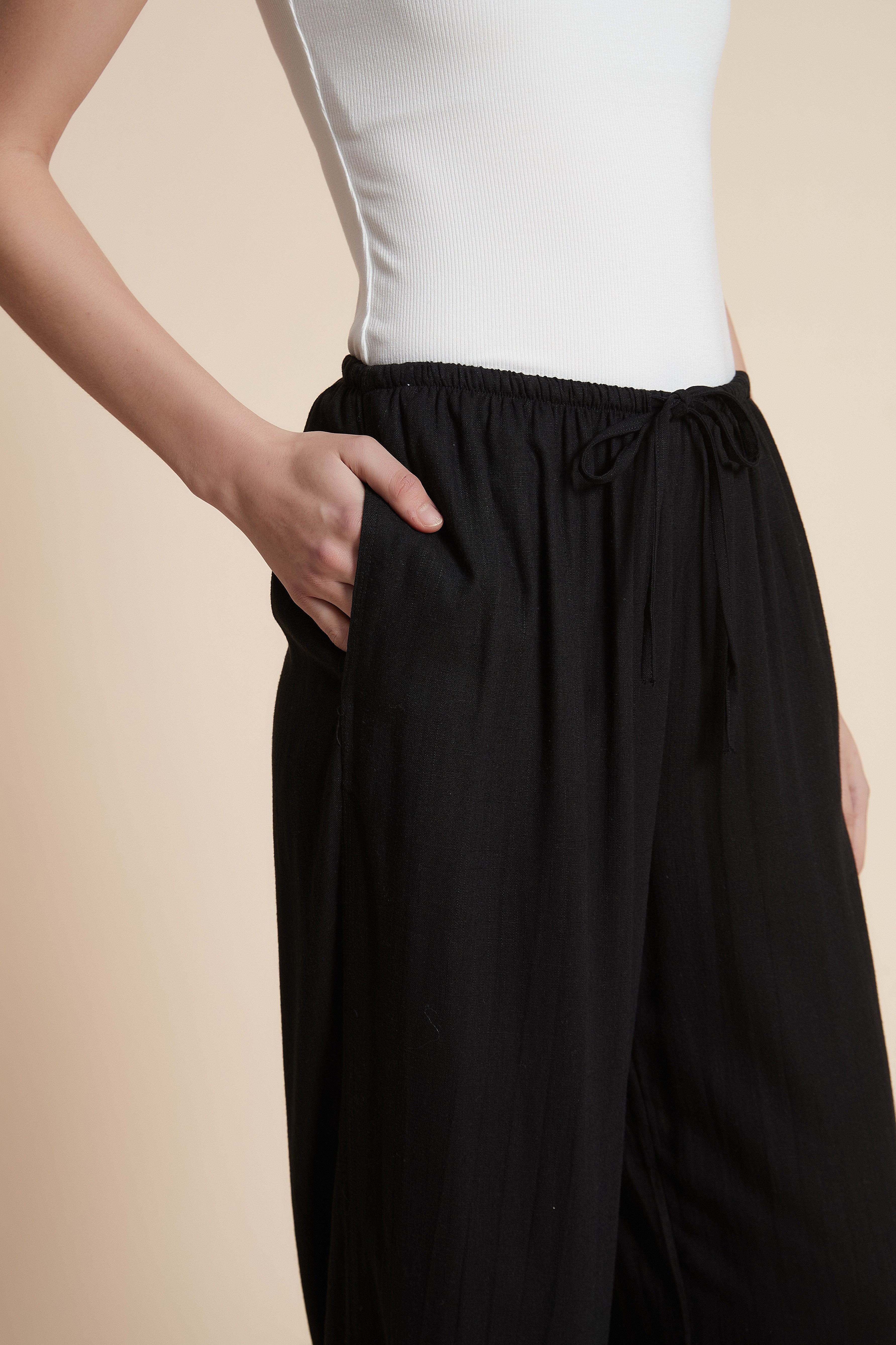 بنطلون واسع سادة