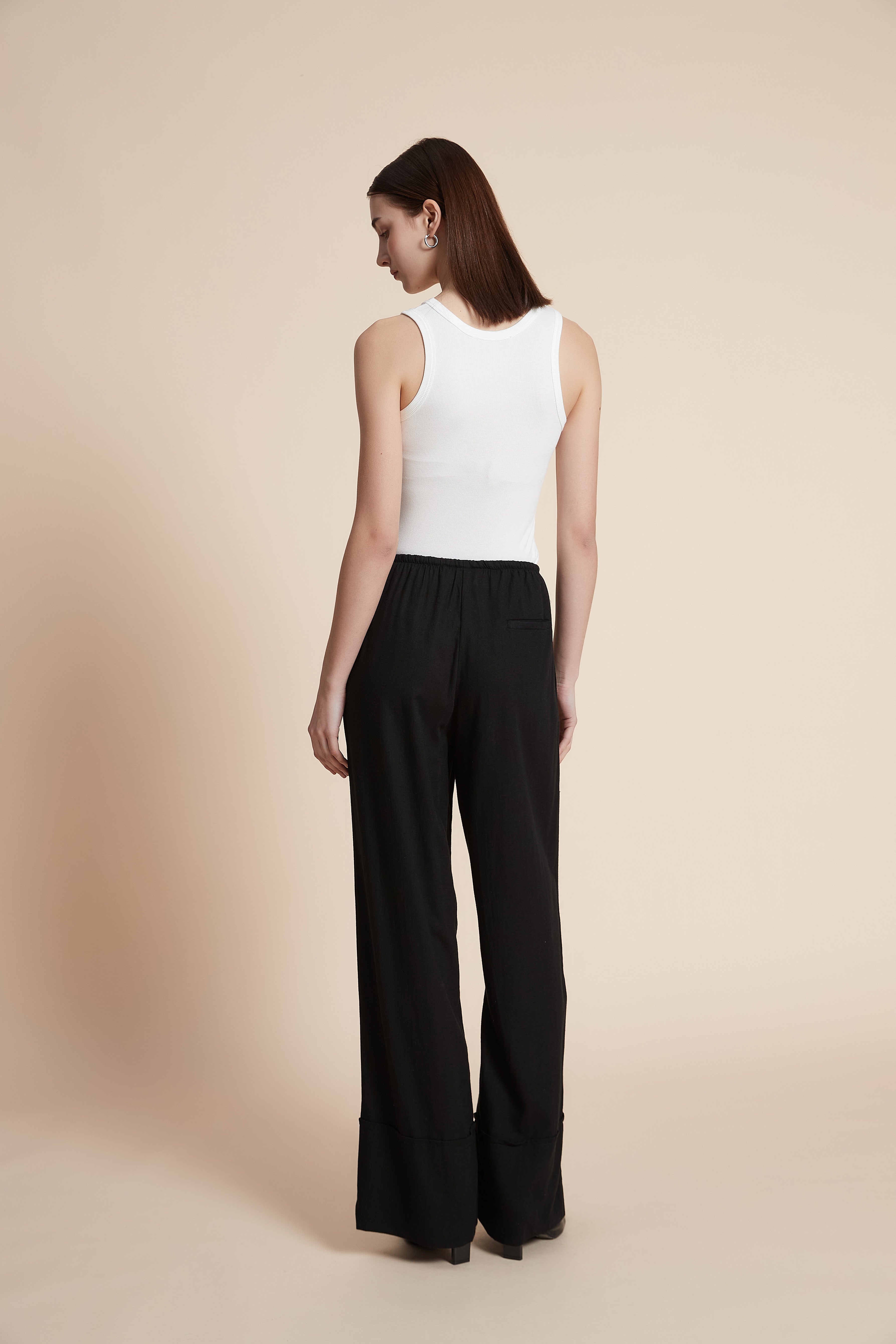 بنطلون واسع سادة