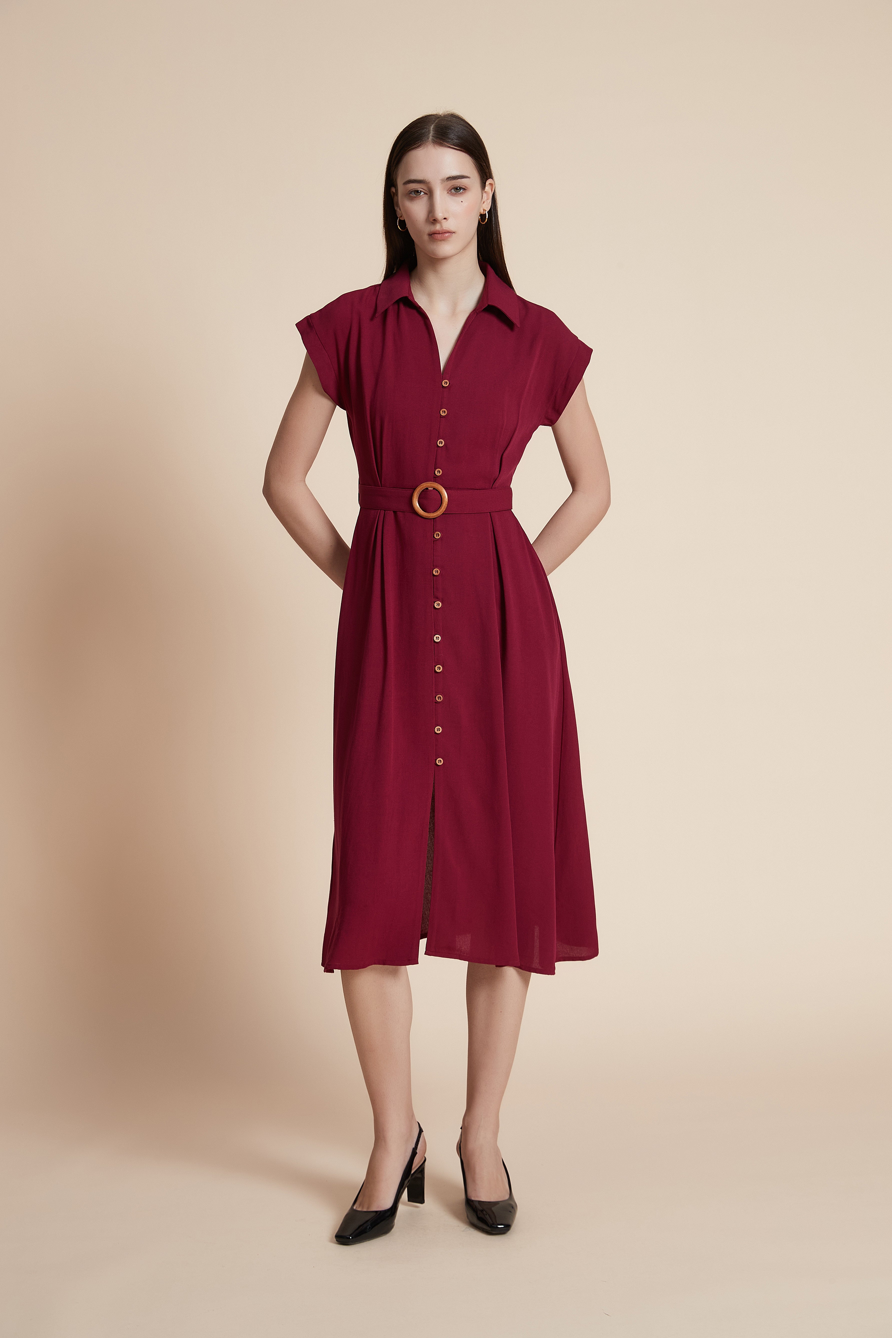 Sleeveless Midi Dress