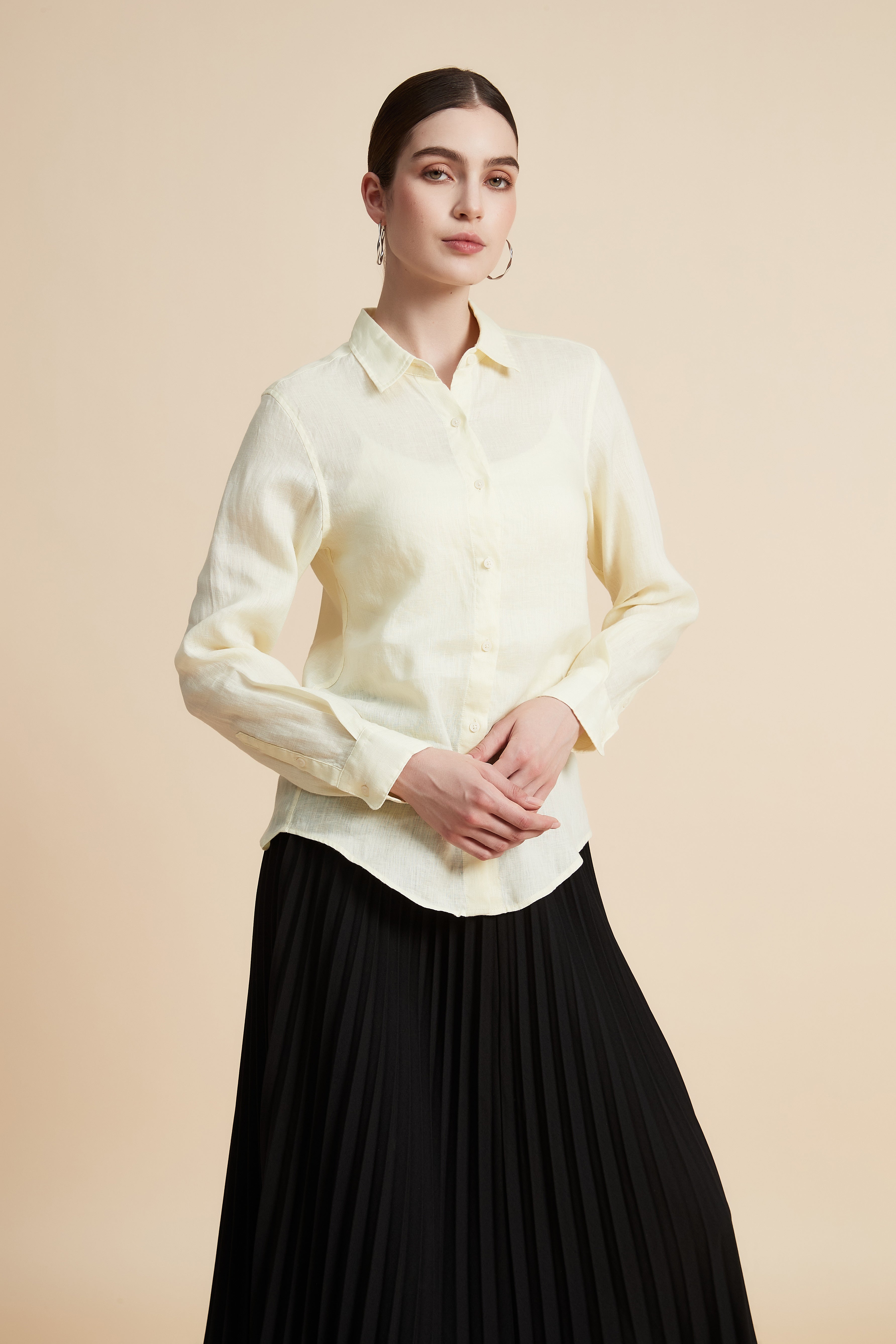 Pleated Midi Top