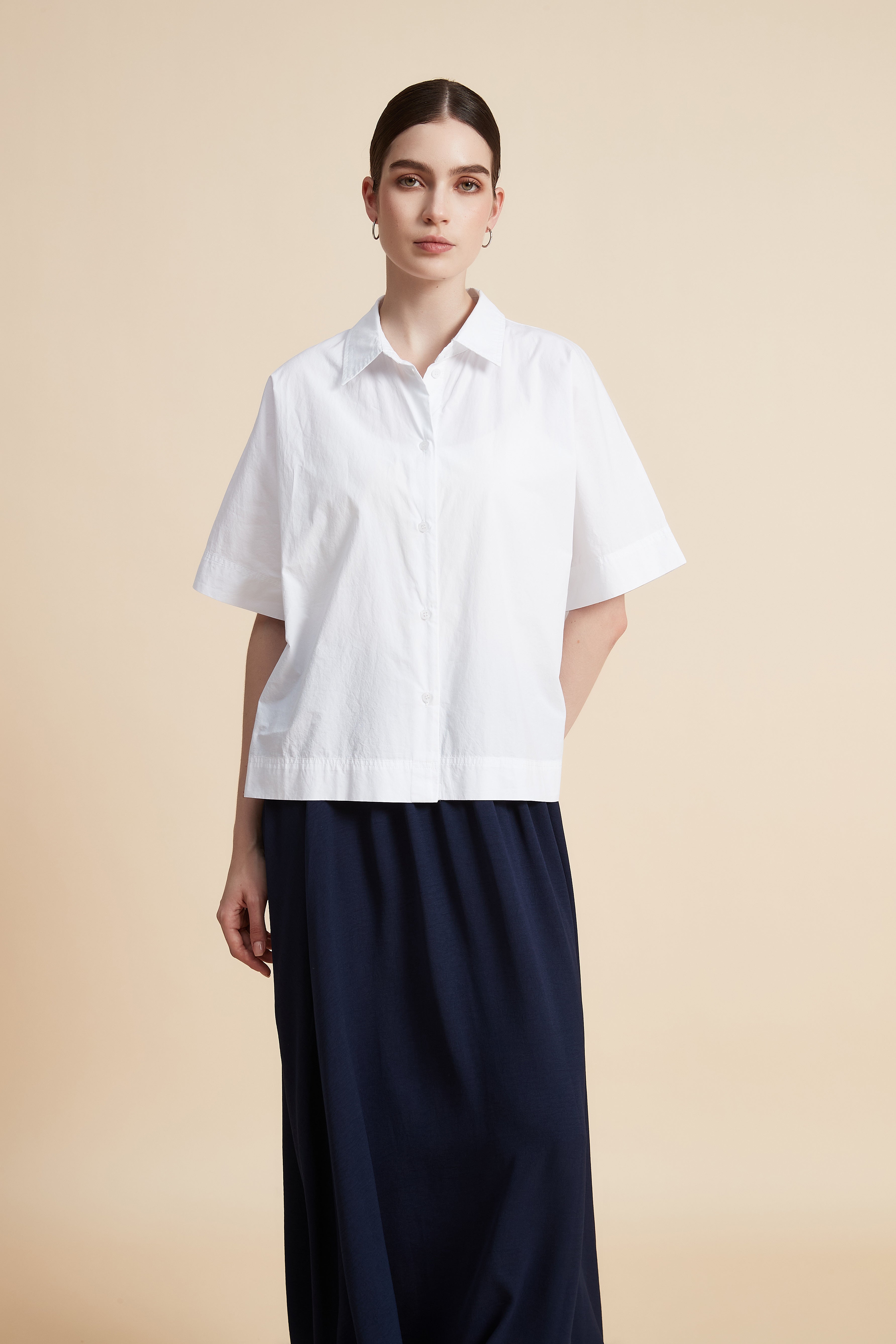 Solid Short Sleeve Shirt