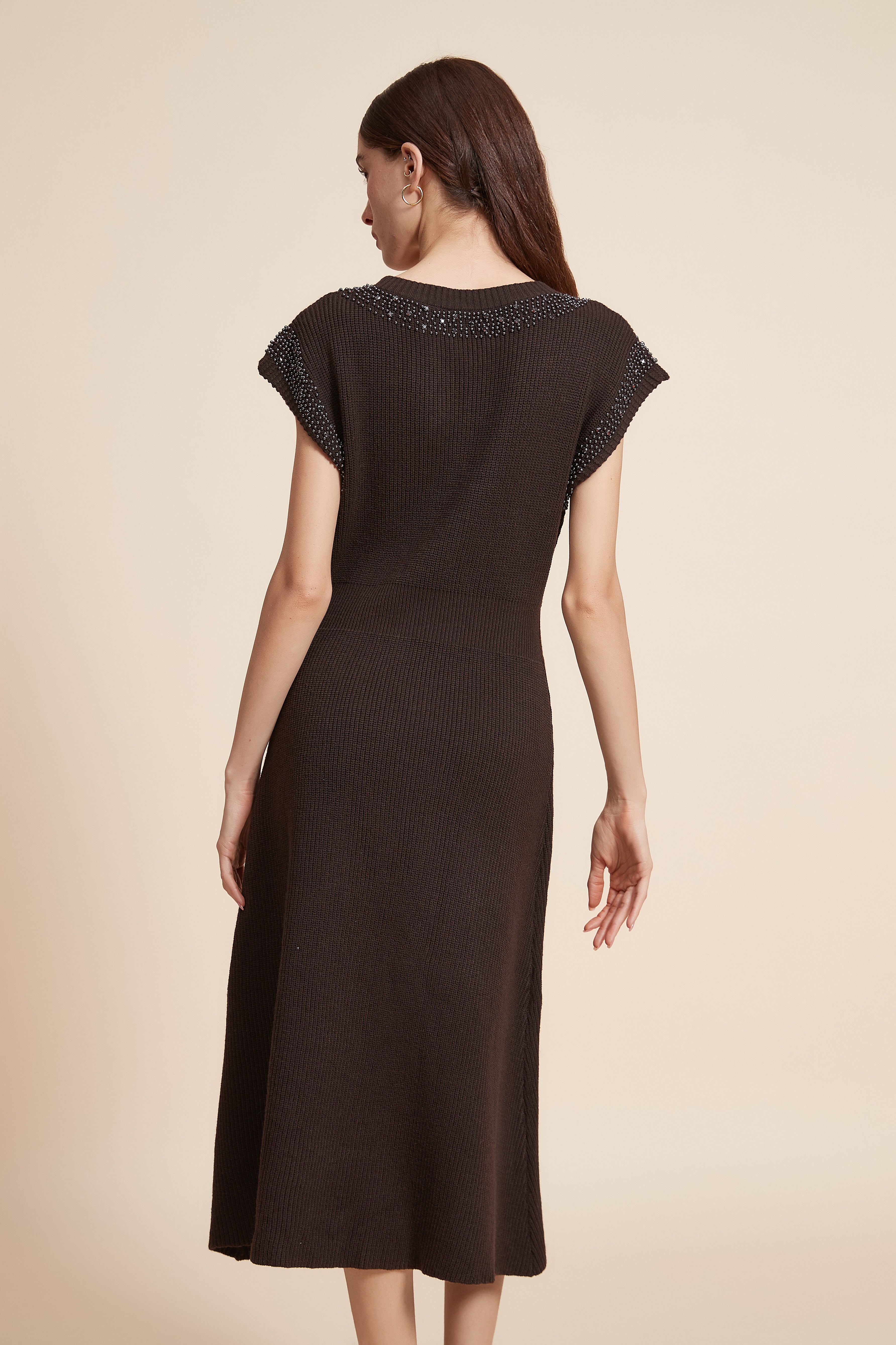 Plain Short Sleeve Maxi Dress